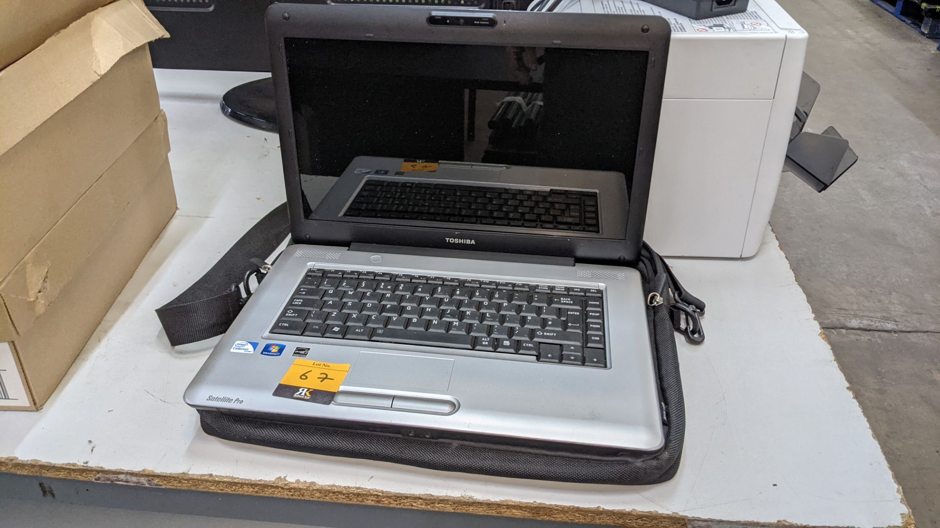 Toshiba Satellite Pro notebook computer including carry case - no power pack/charger - Image 2 of 8