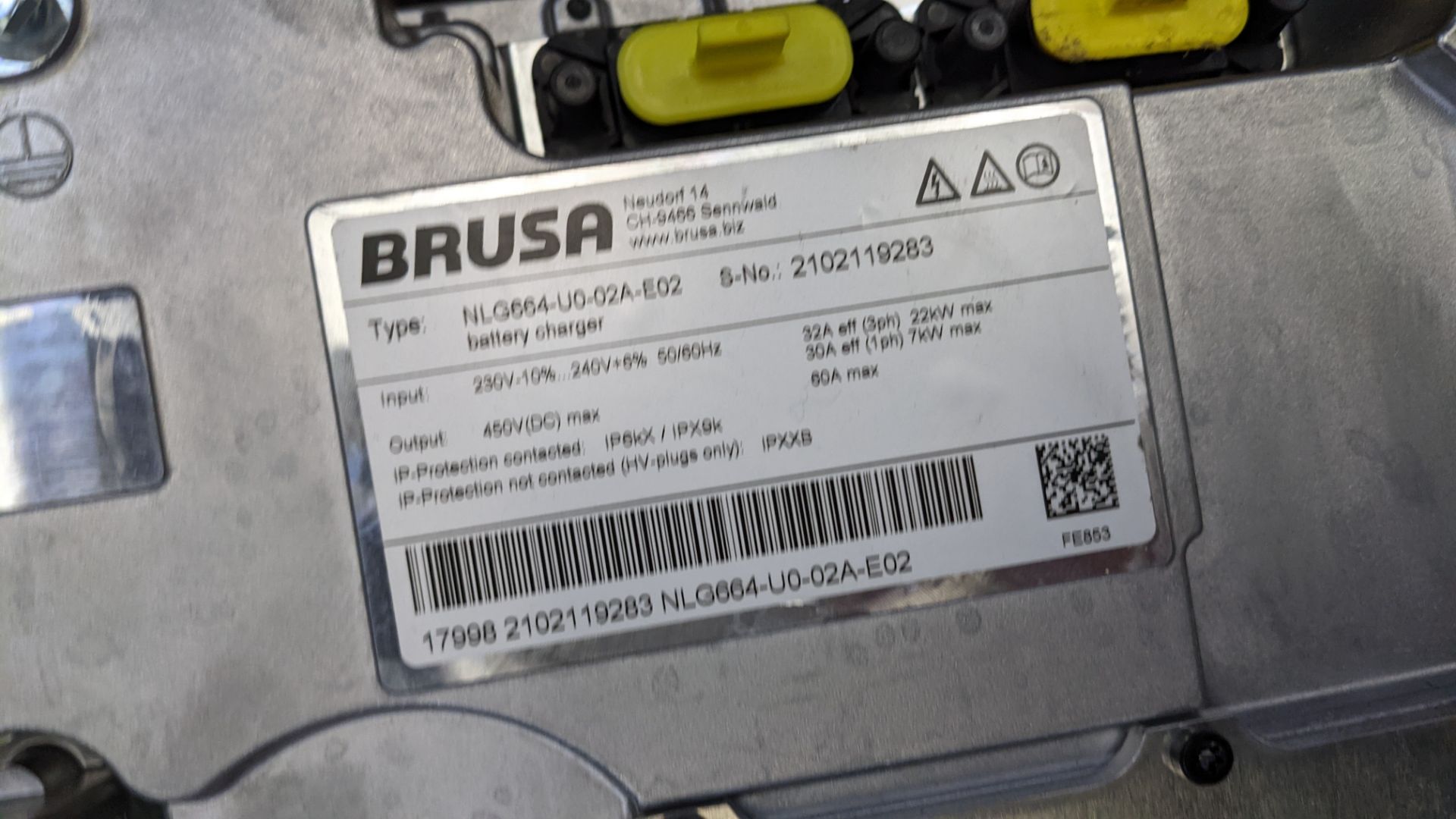 Brusa model NLG664 battery charger - Image 3 of 9