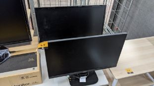 2 off widescreen monitors by Samsung & Acer