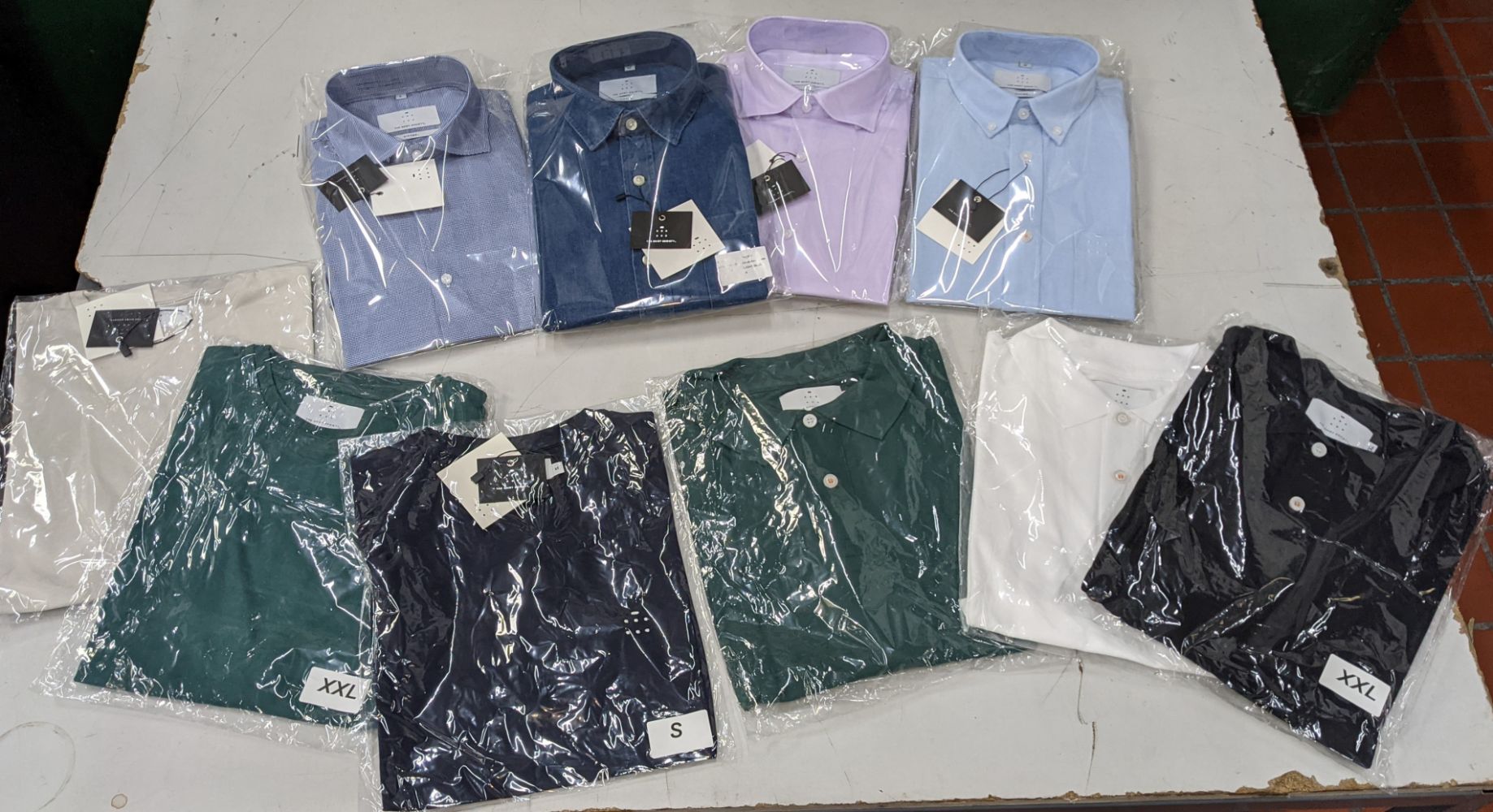 Insolvency Sale: 6,661 Mens Cotton Formal Shirts, Polo Shirts & T-Shirts. To be sold in large trade size lots.