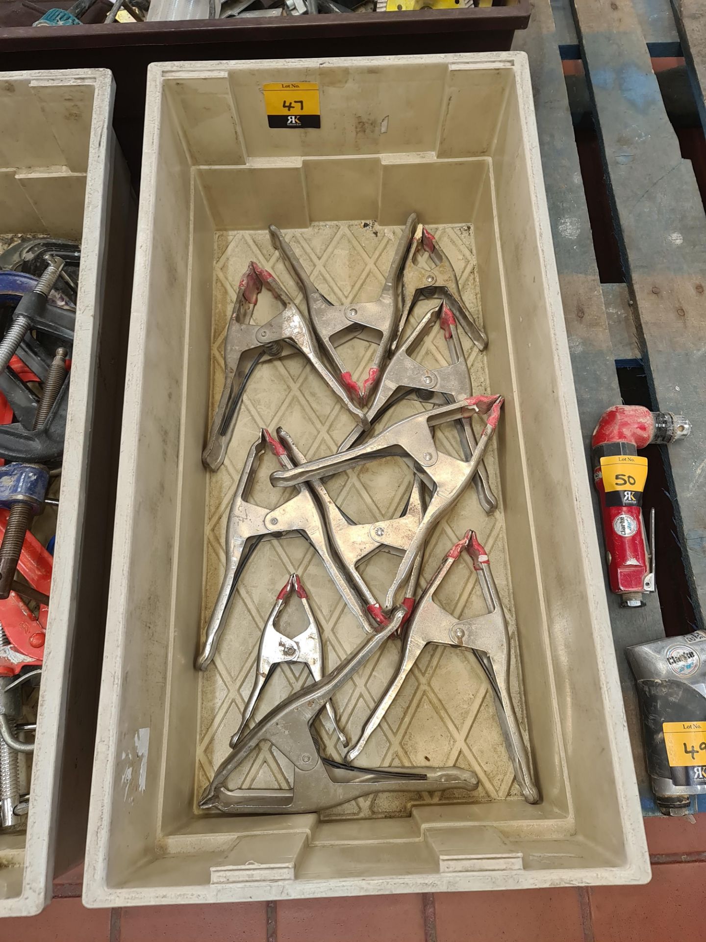 10 off clamps - crate excluded