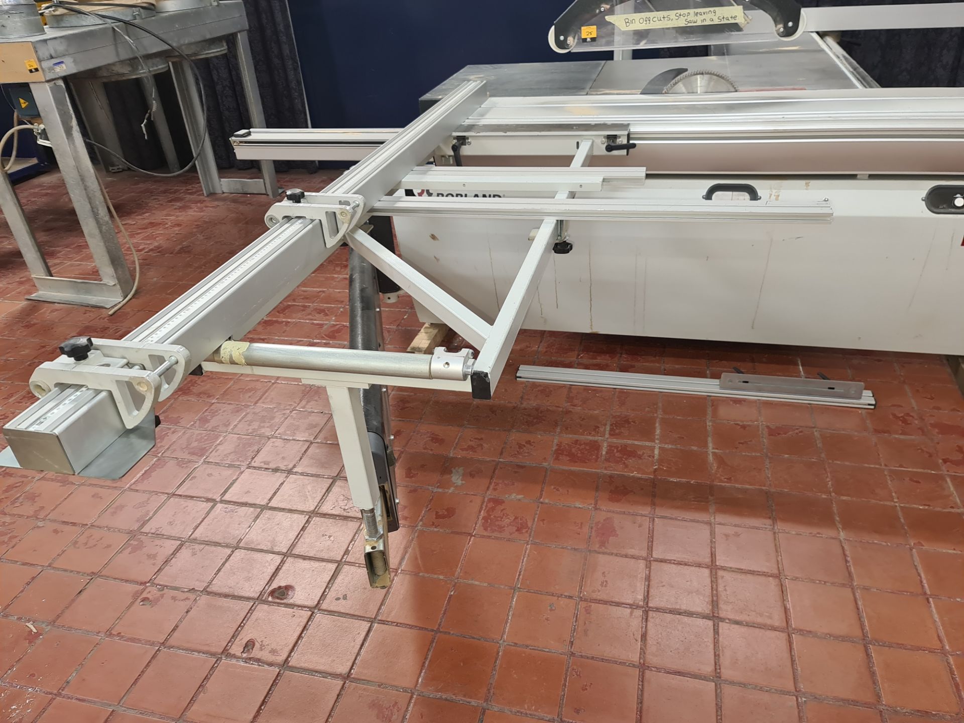 2018 Robland model NZ3200-3800 panel saw. NB. This was used with a dedicated dust extractor, which w - Image 18 of 33