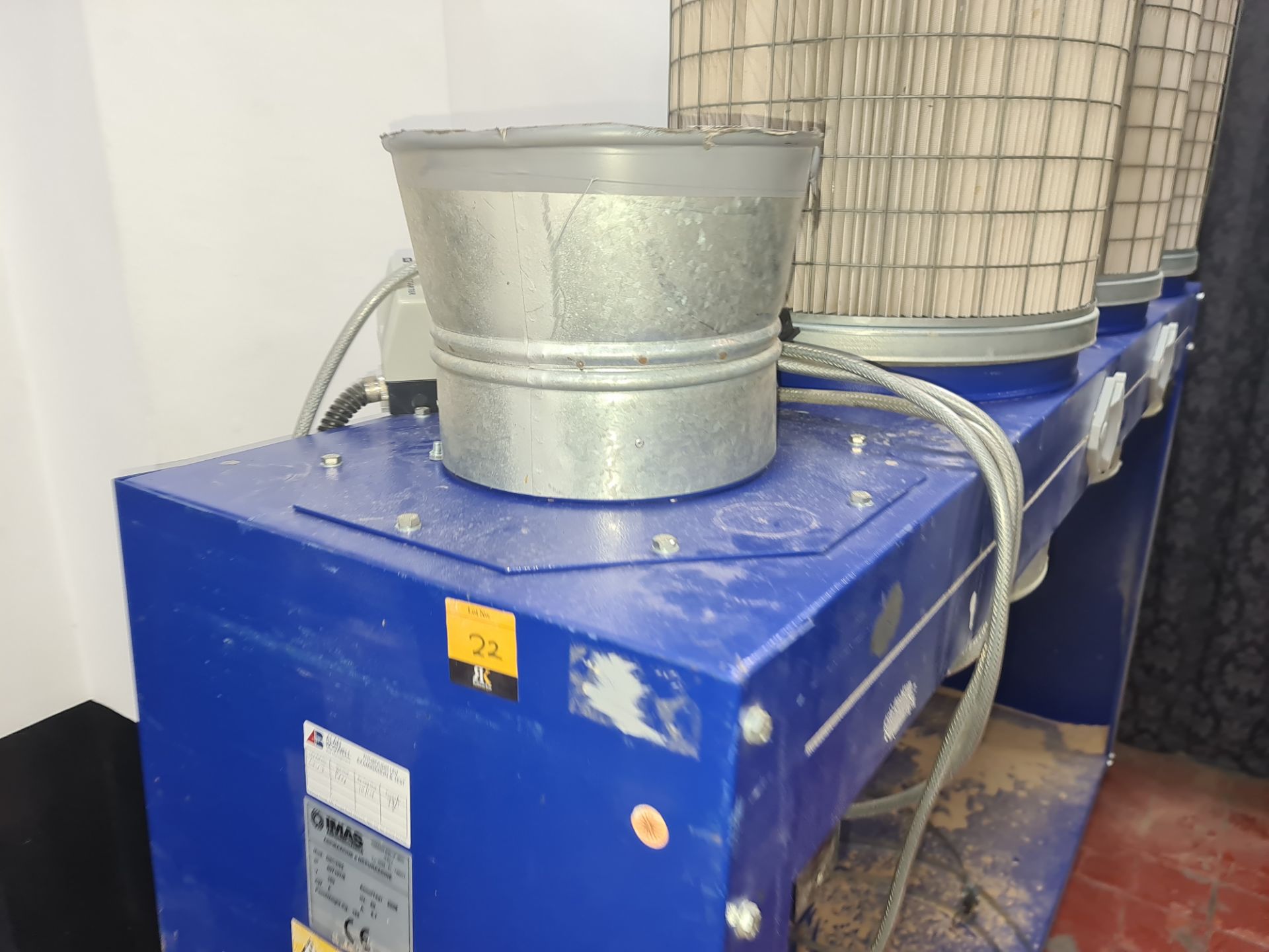 2008 IMAS dust extraction system model DSC3/55 NB. This extractor was used with lot 19, the SCM rout - Image 3 of 10