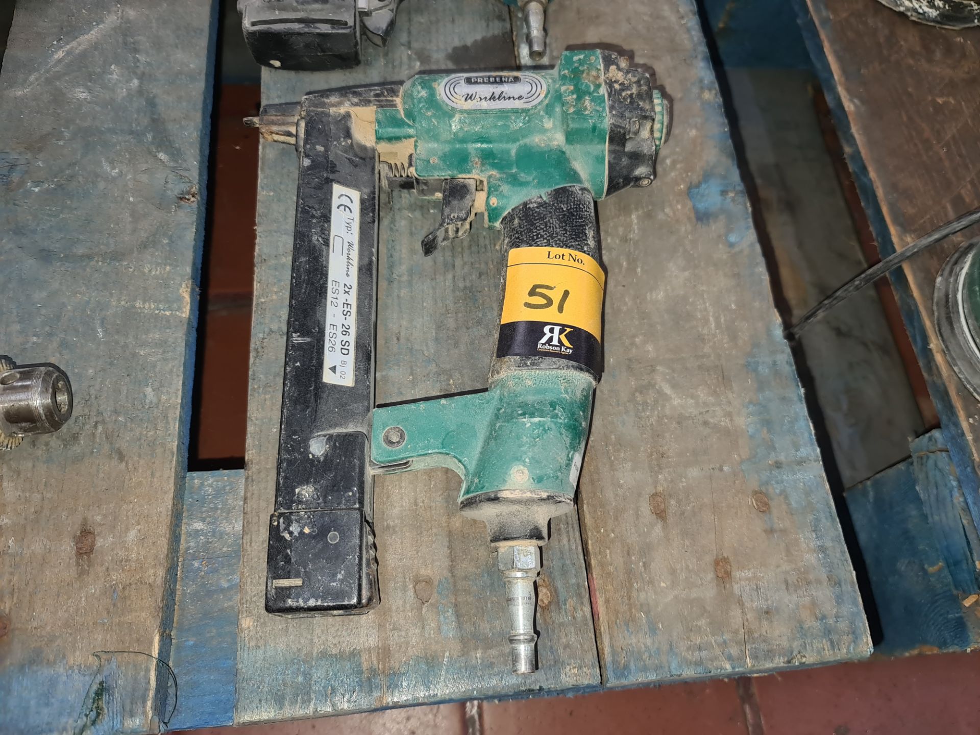 Prebena air operated nail gun type 2X-ES-26SD