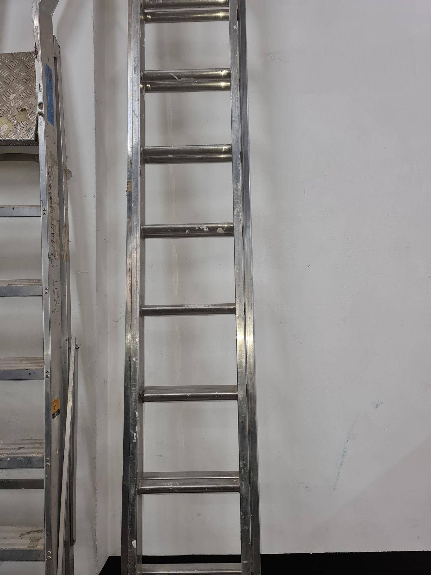 Set of double rung ladders, each length measuring approx. 11.5ft - Image 3 of 4