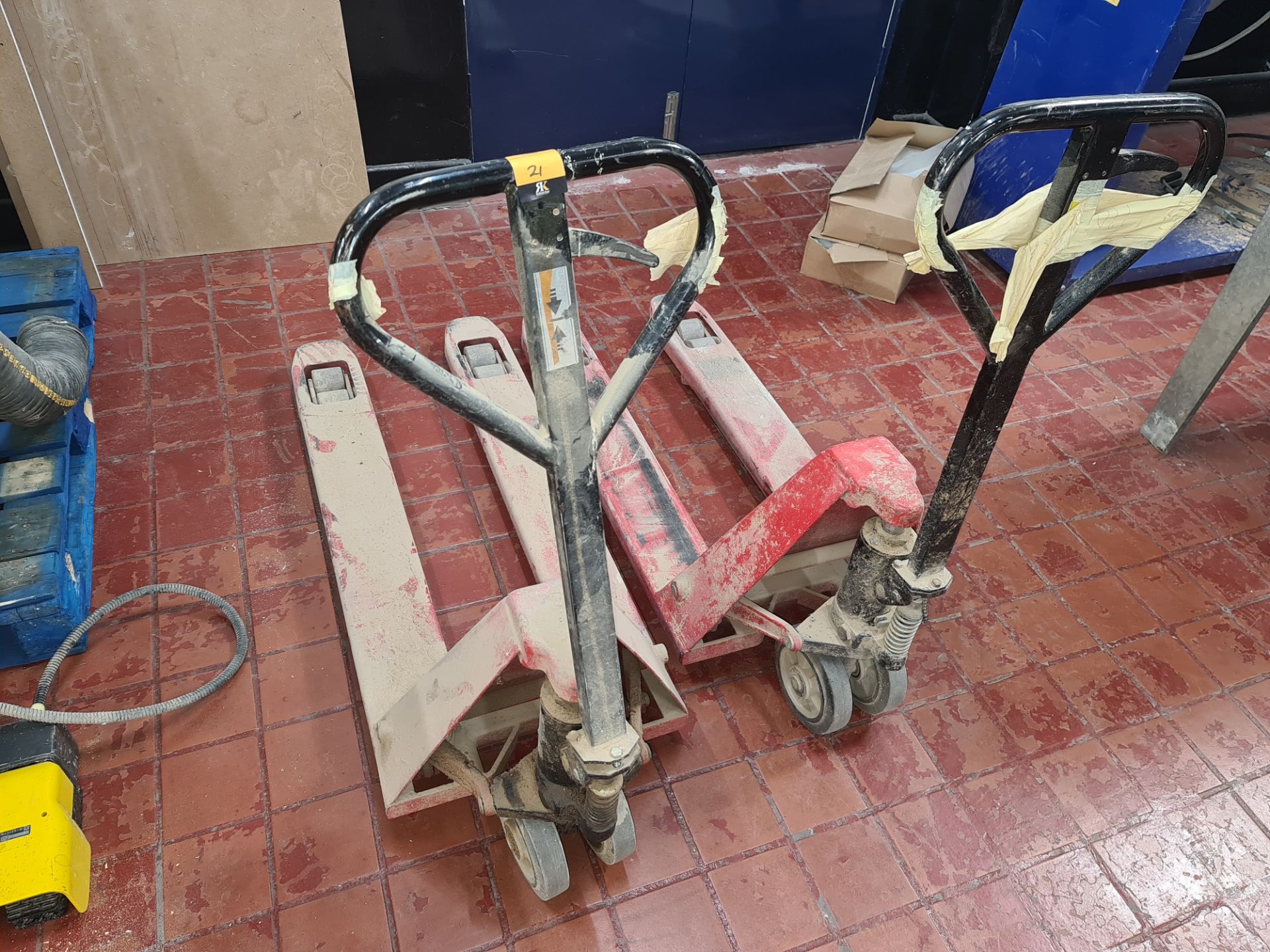 2 off Euro pallet trucks - both in need of repair