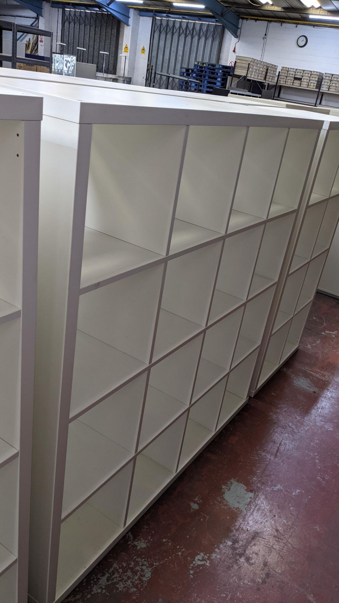2 off bookcases/display units, each measuring 1465mm x 390mm (d) x 1470mm. NB. Lots 229, 230 & 231 e - Image 4 of 4