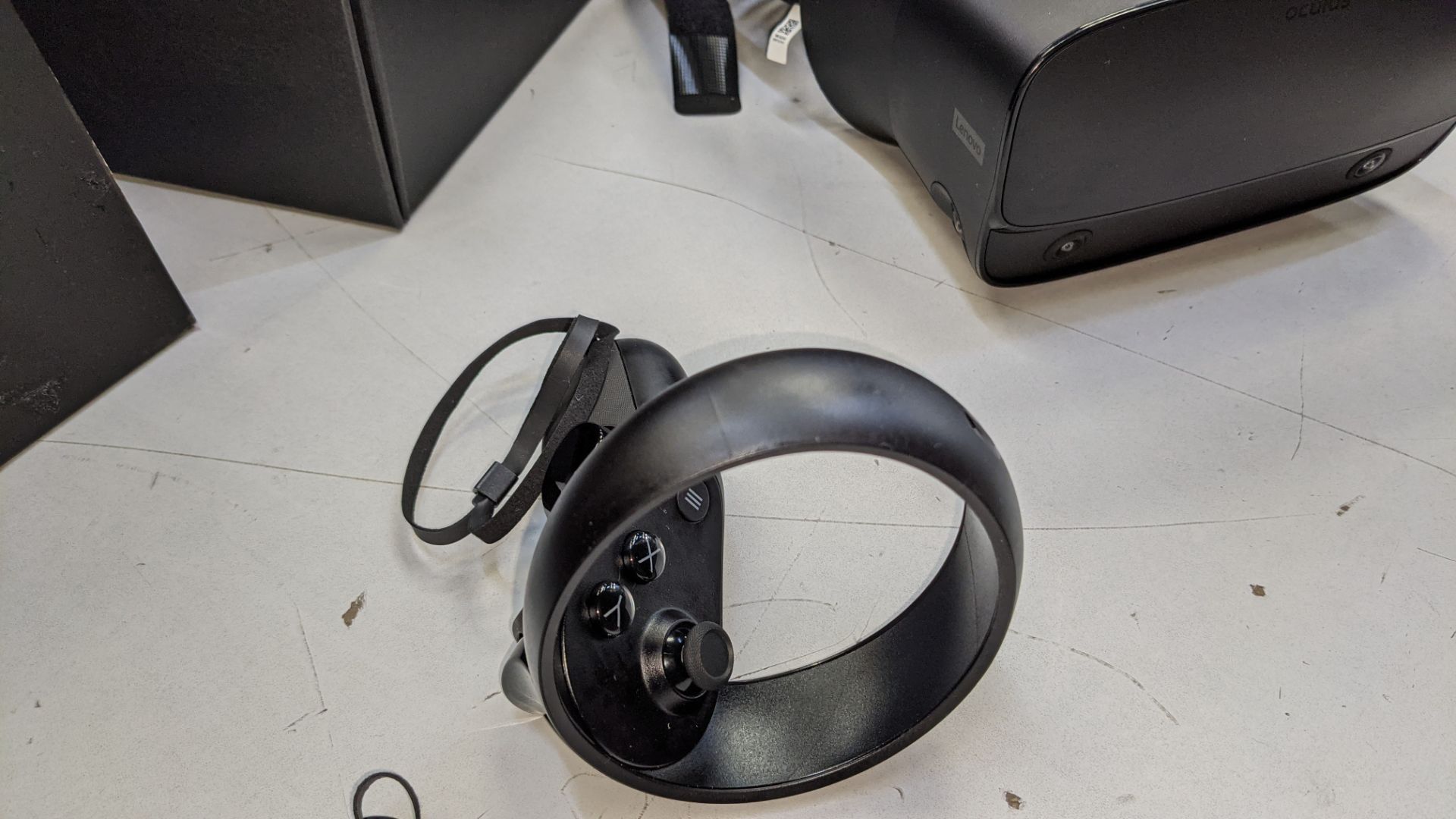 Oculus Rift S virtual reality system comprising headset, controllers, cables, adapters & more - Image 9 of 14