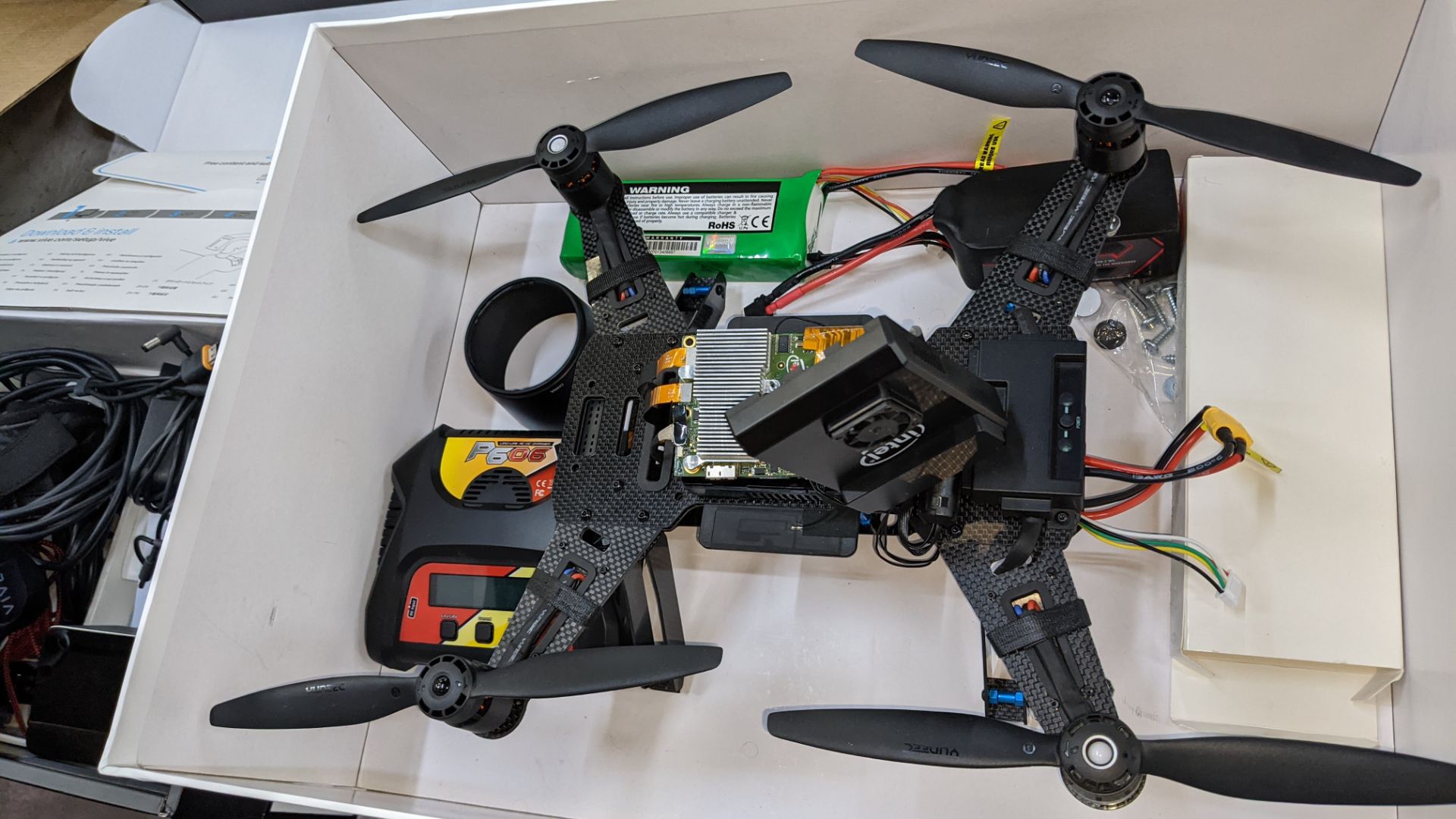 Intel Aero platform for UAVs, comprising a ready-to-fly drone with accessories as pictured - all fau - Image 11 of 12