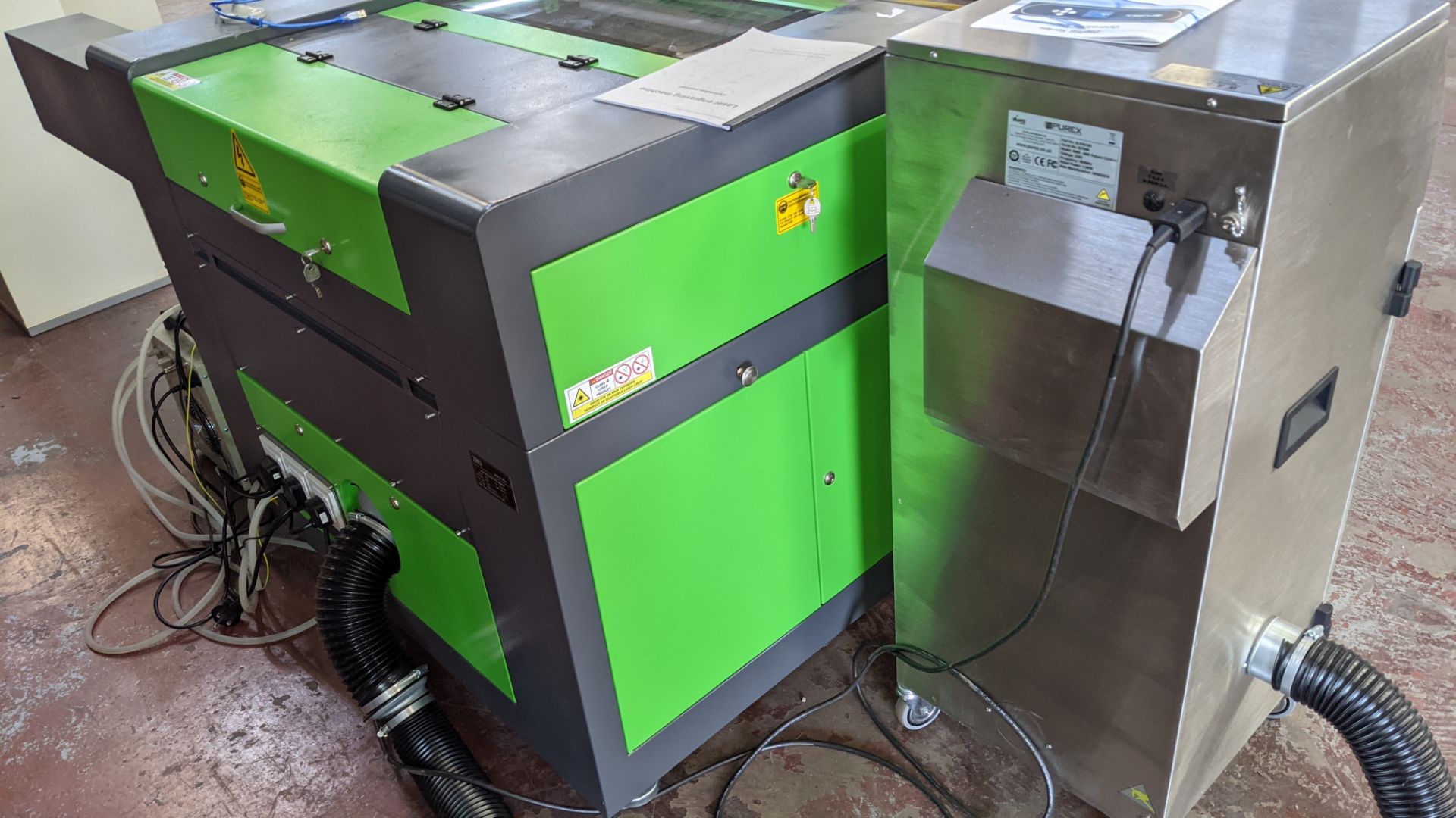 2019 Zing laser engraving machine/cutter, model Z6040. 60w laser power. Date of manufacture May 2019 - Image 11 of 29