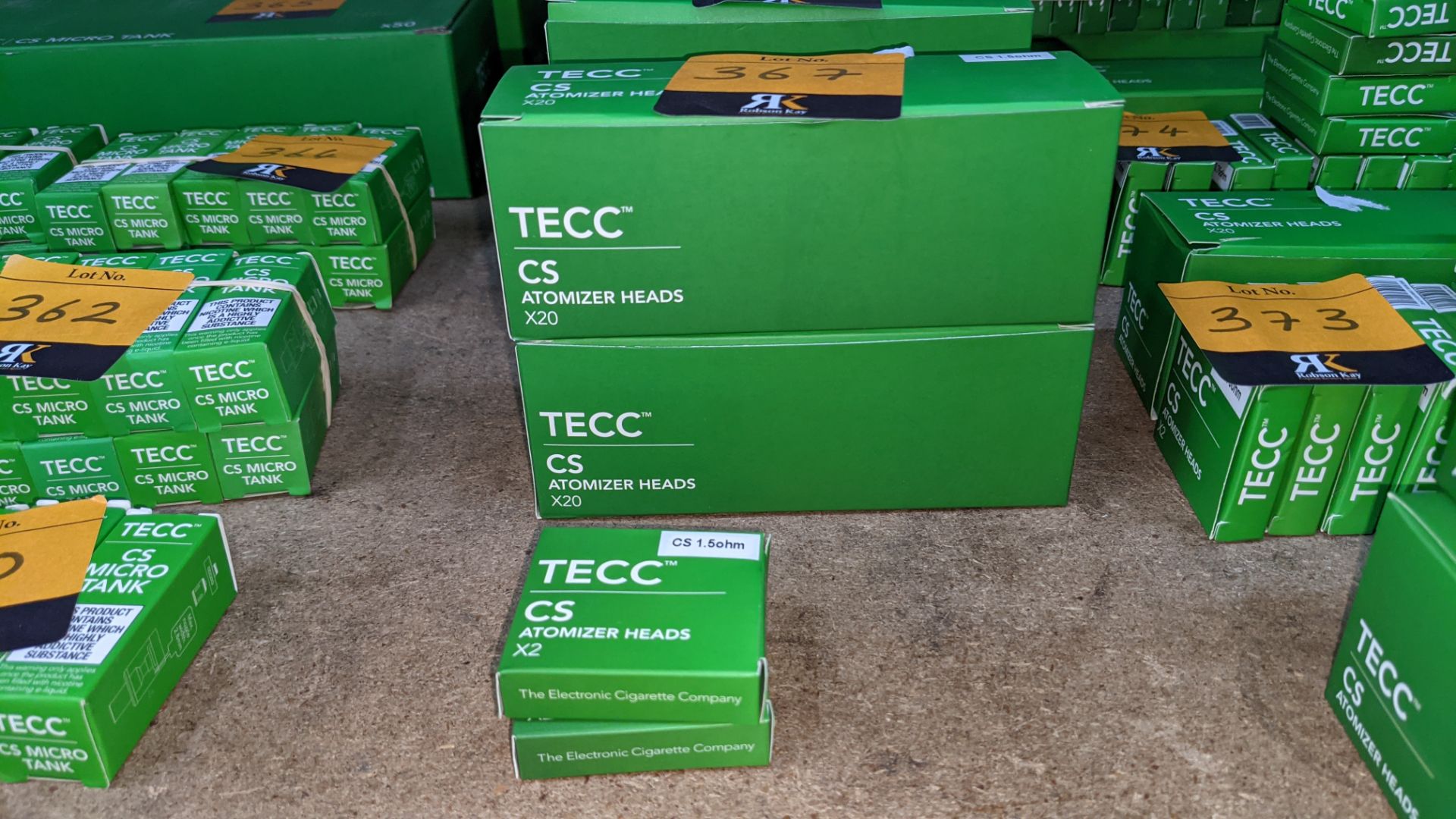 22 off TECC CS atomizer head twin packs (22 packs each containing 2 heads). 1.5ohm - Image 2 of 4