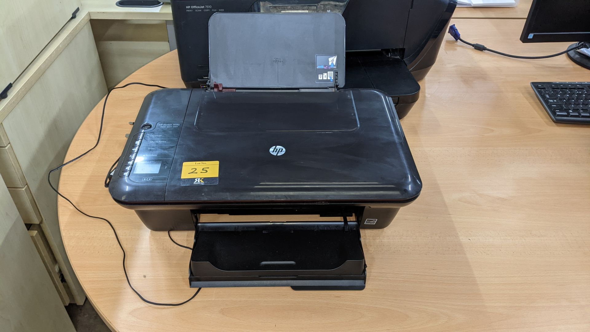 Pair of HP printers comprising HP OfficeJet 7510 printer/scanner/copier/fax & HP DeskJet 3050 printe - Image 6 of 7