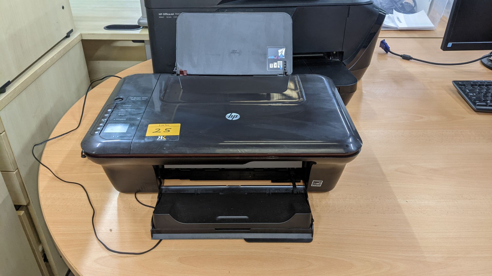 Pair of HP printers comprising HP OfficeJet 7510 printer/scanner/copier/fax & HP DeskJet 3050 printe - Image 7 of 7