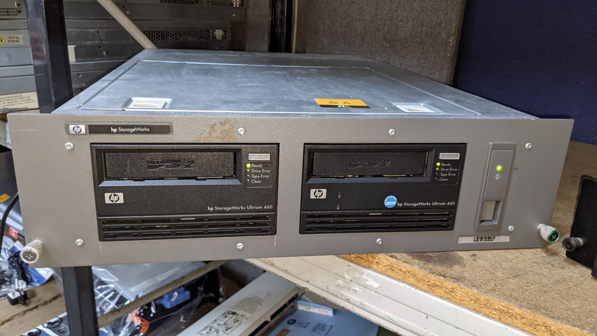 HP Storage Works Ultrium 460 twin tape drive system in rack mountable chassis - Image 4 of 6