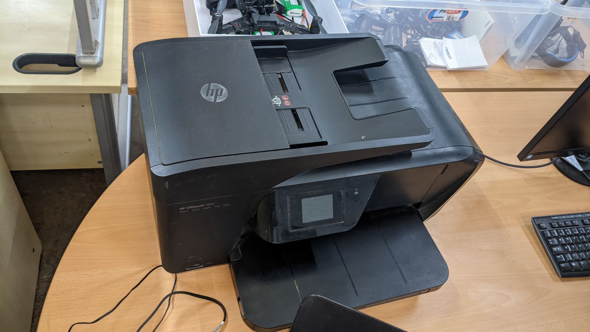 Pair of HP printers comprising HP OfficeJet 7510 printer/scanner/copier/fax & HP DeskJet 3050 printe - Image 5 of 7