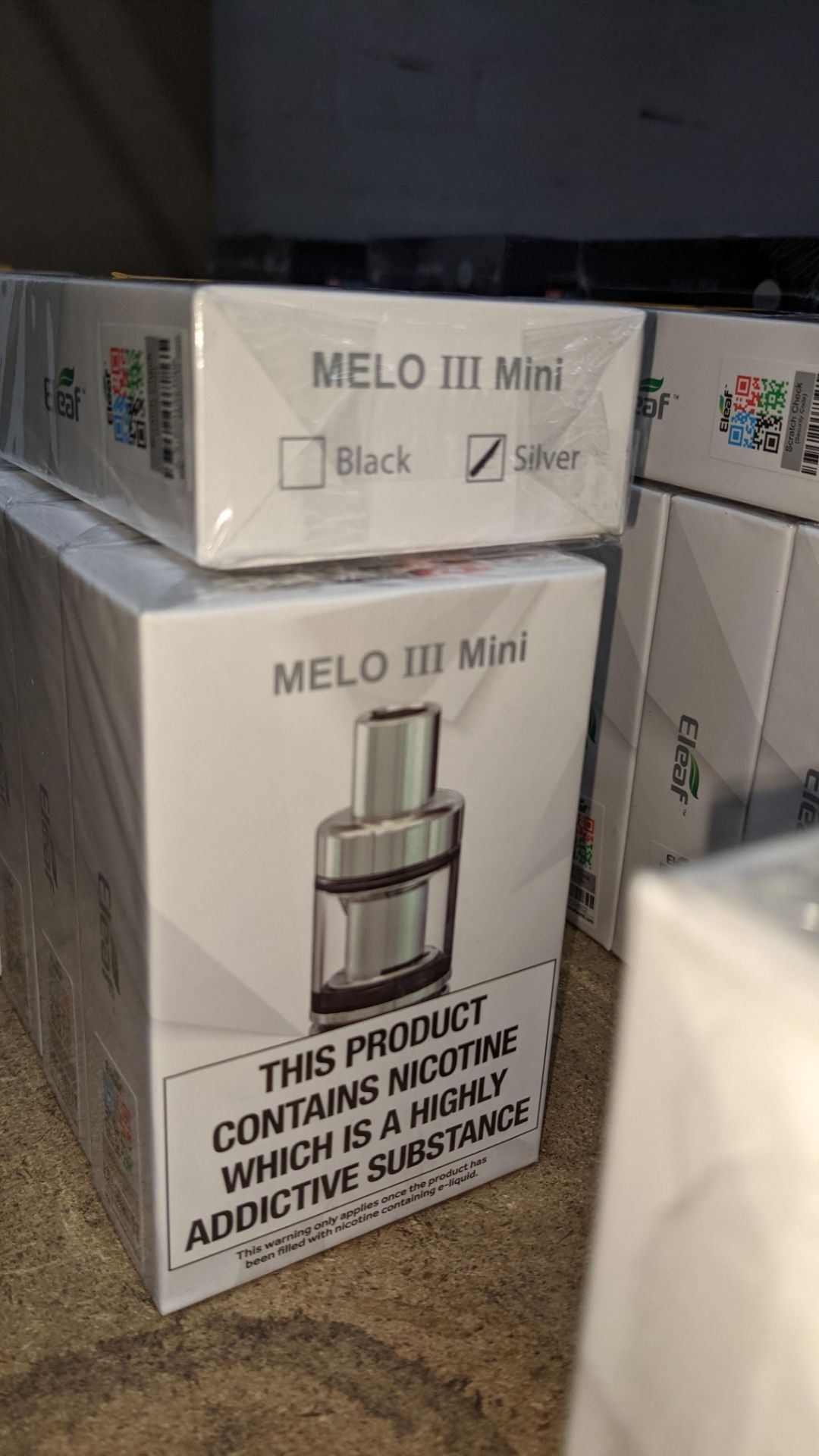 5 off UK Vapour Brands Eleaf MELO III Mini Atomizers, individually boxed, each box including 1 off 0 - Image 4 of 4
