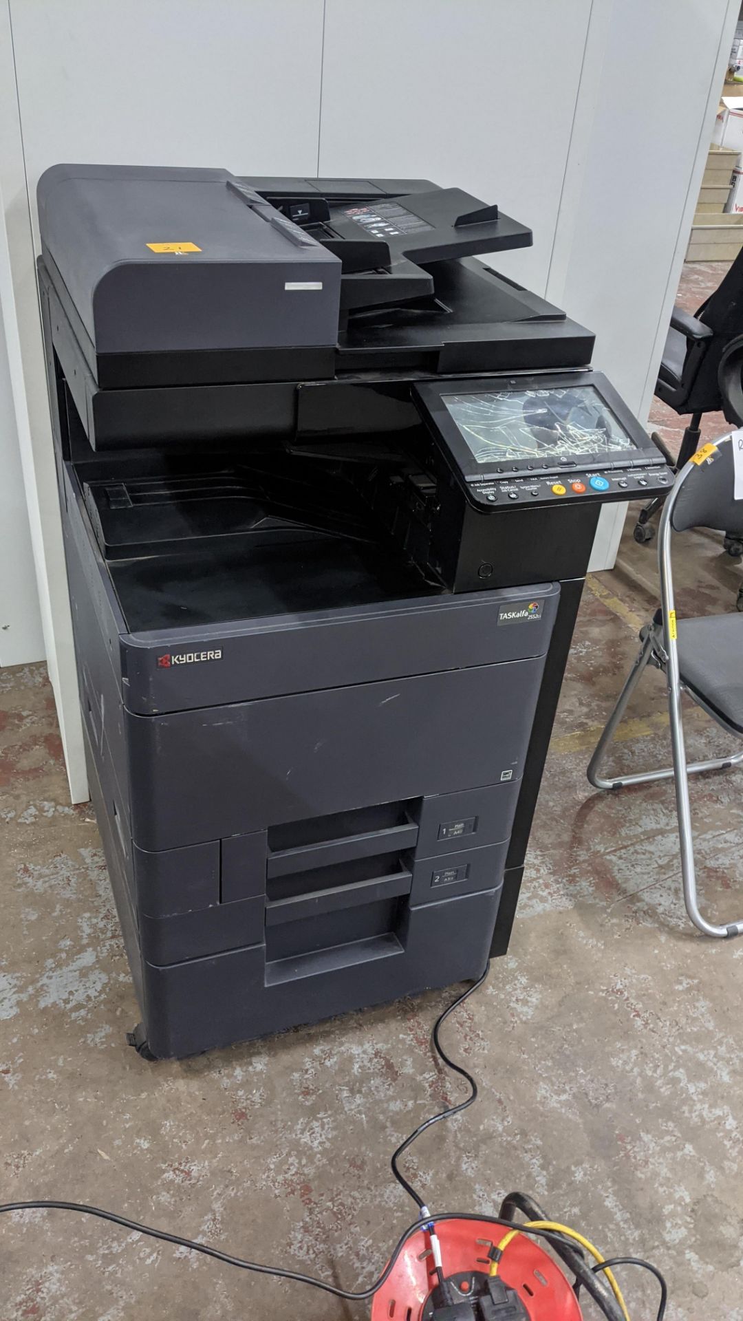 Kyocera Taskalfa model 2552Ci colour copier/printer plus auto document feed. Purchased new in April - Image 3 of 16