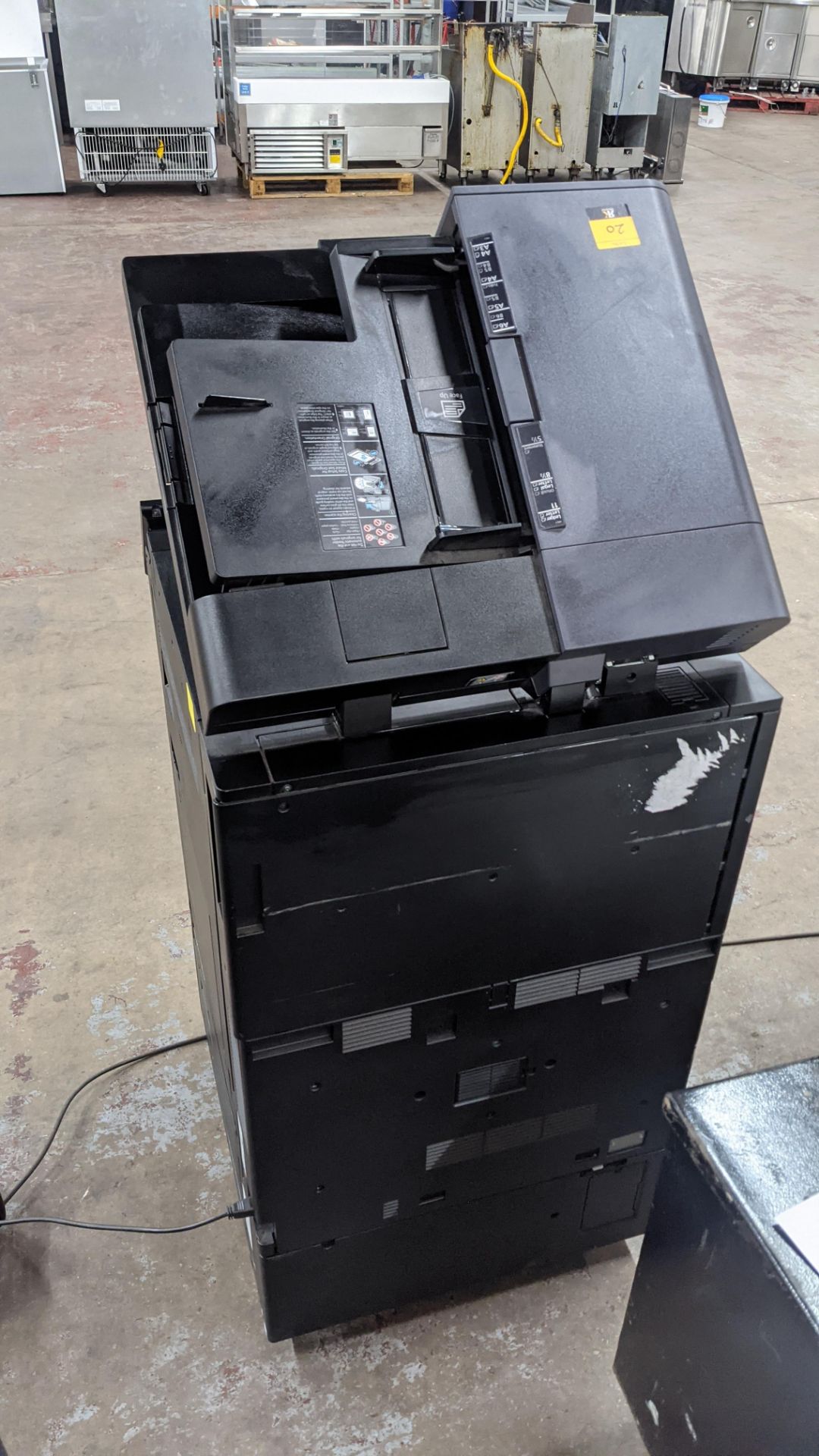 Kyocera Taskalfa model 3252Ci colour copier/printer including twin cassette pedestal making 4 casset - Image 12 of 15