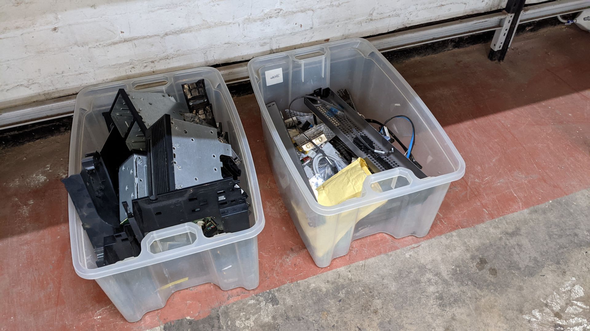 Contents of 2 crates of assorted cables & parts as pictured - crates excluded - Image 2 of 11