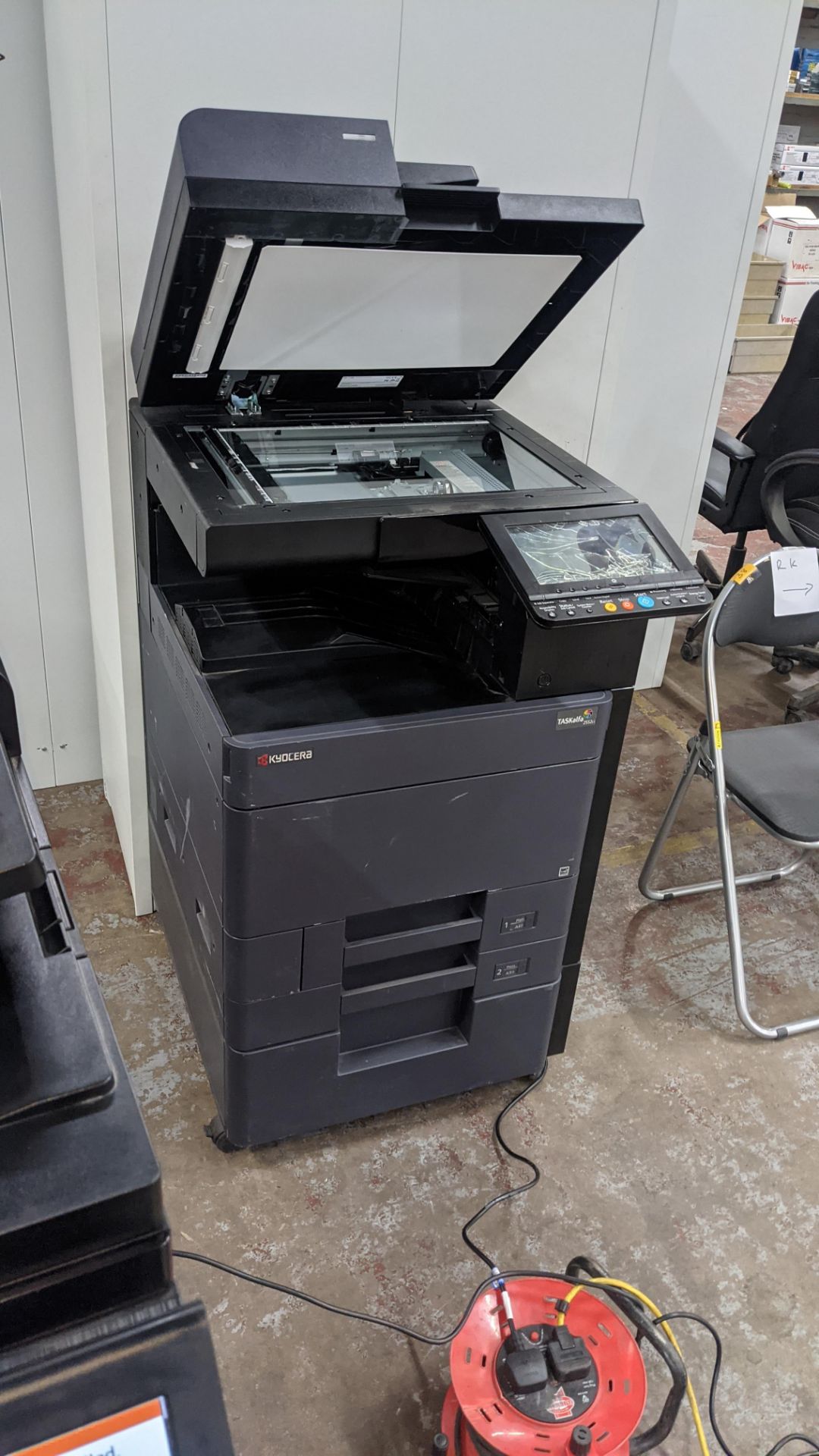 Kyocera Taskalfa model 2552Ci colour copier/printer plus auto document feed. Purchased new in April - Image 6 of 16