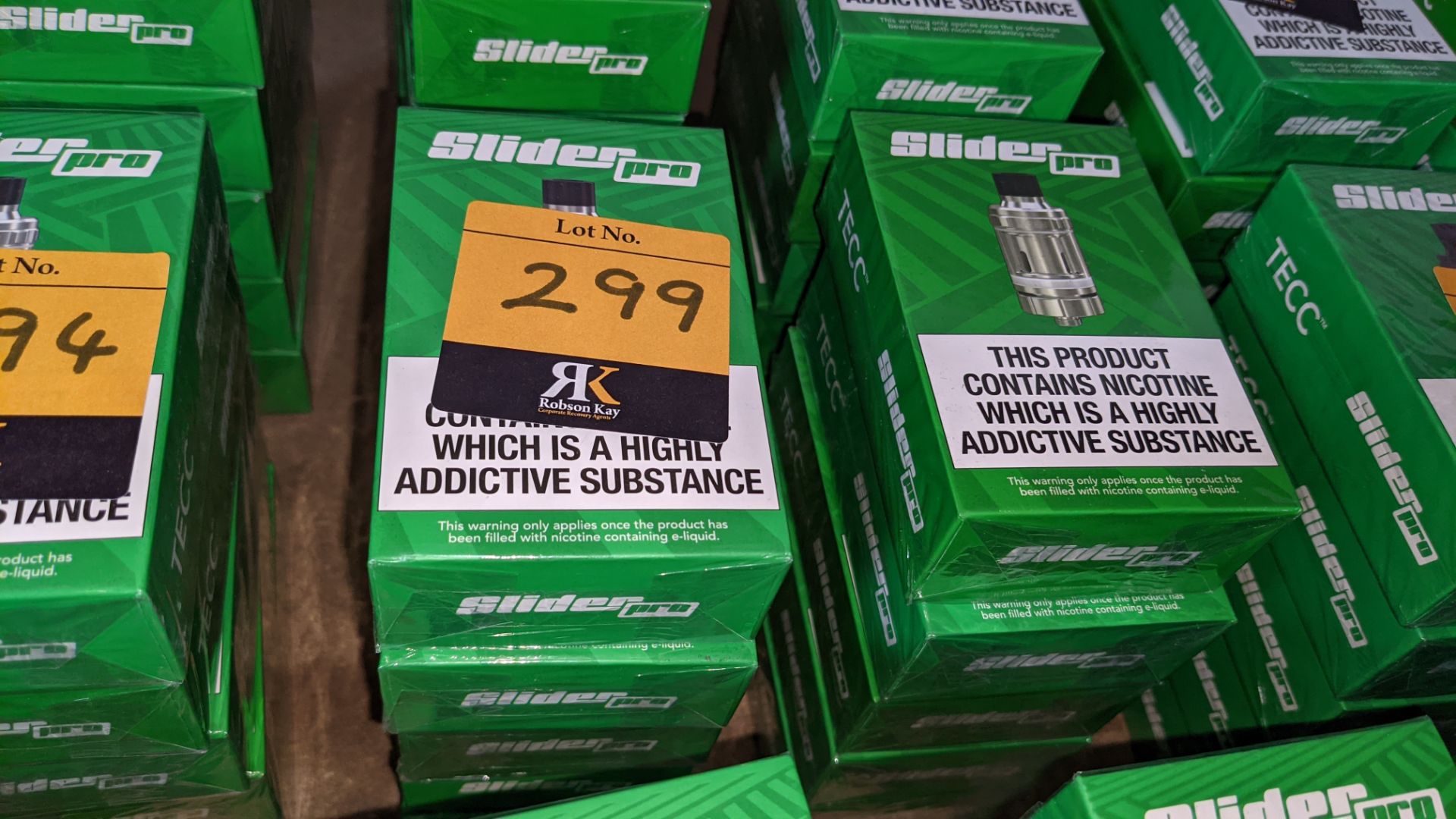 10 off TECC Slider Pro tanks/heads, each one consisting of a box with a 2mm Slider Pro tank plus 2 o