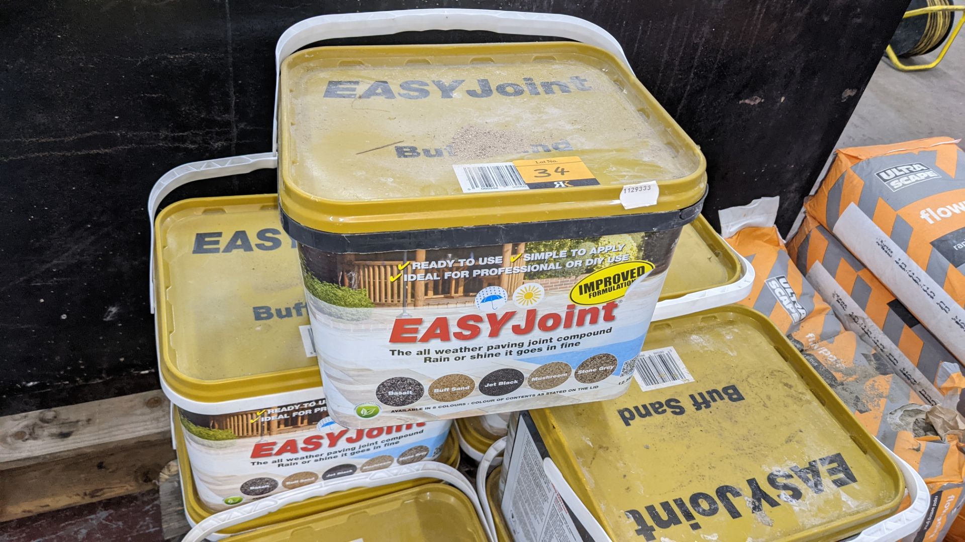 8 off 12.5kg tubs of EASYJoint buff sand all weather paving joint compound - Image 3 of 6