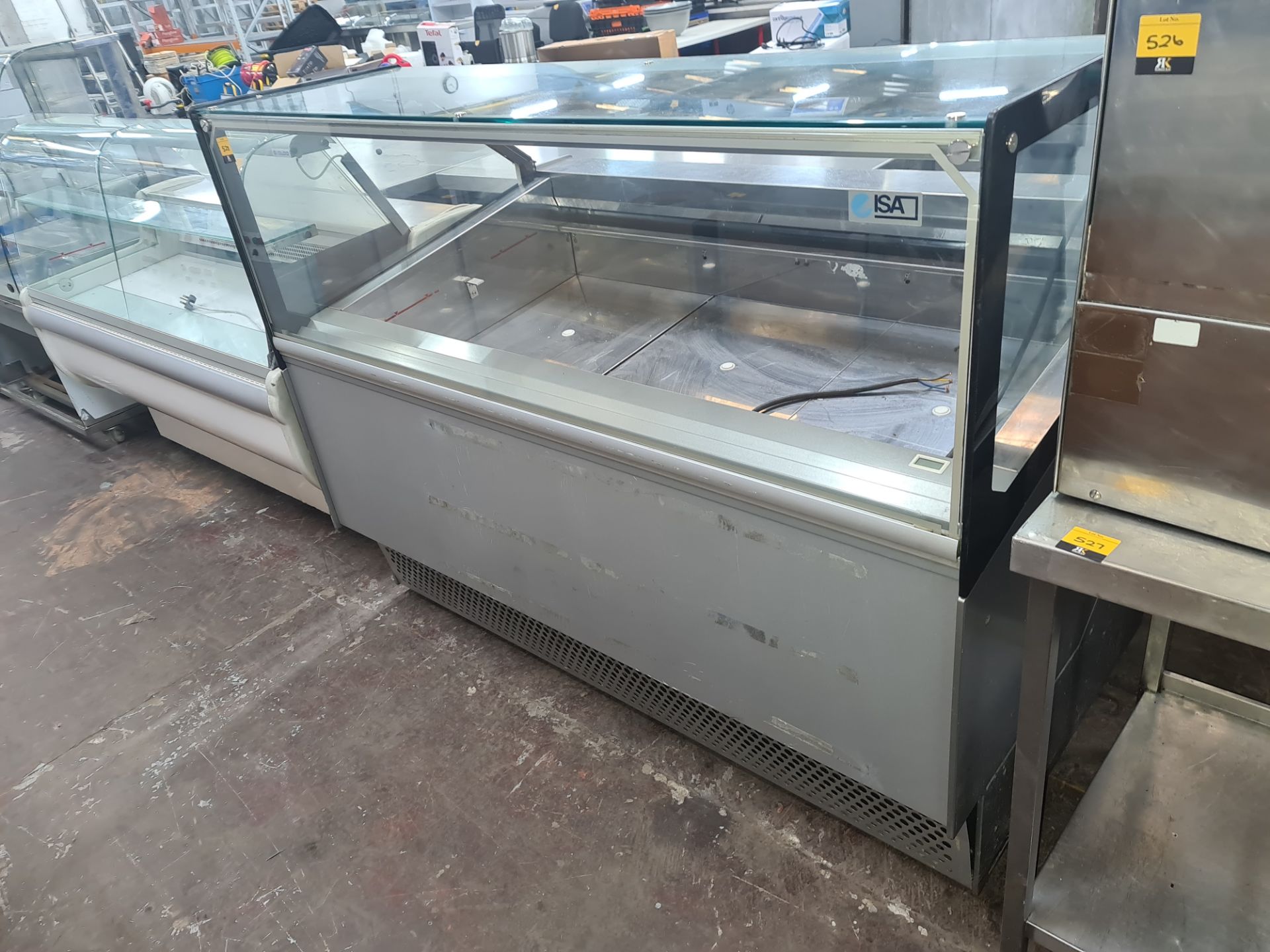 Millenium ST.18 refrigerated serve over counter, measuring approx. 1680mm x 1060mm x 1310mm