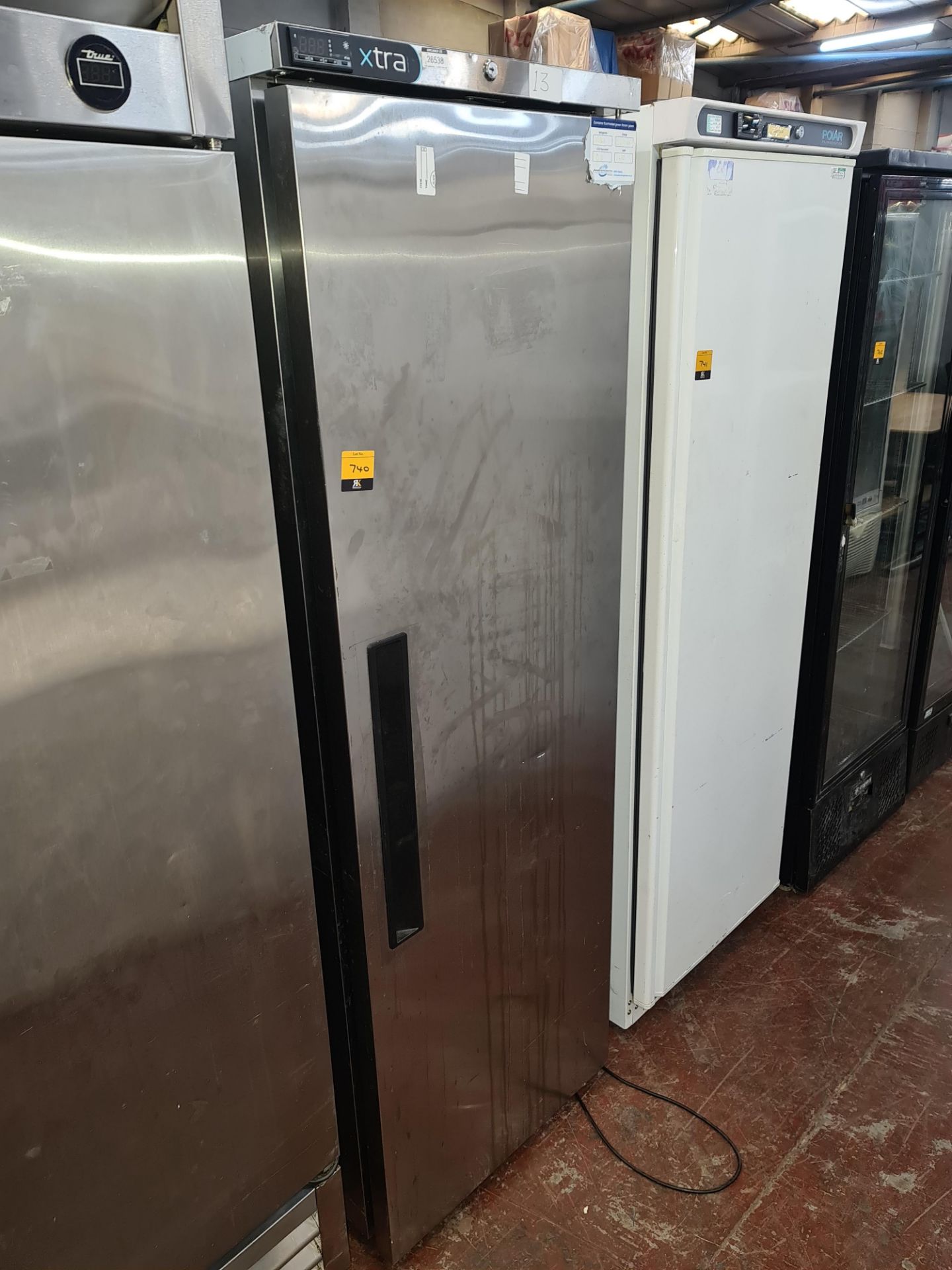 Xtra stainless steel commercial freezer, model XR415L