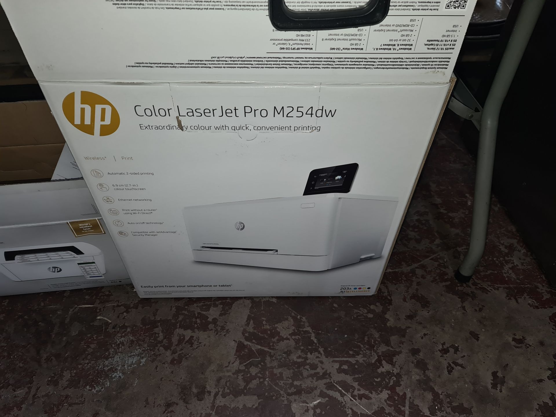 HP Color LaserJet Pro M254DW printer including box plus spare cartridge - Image 11 of 11