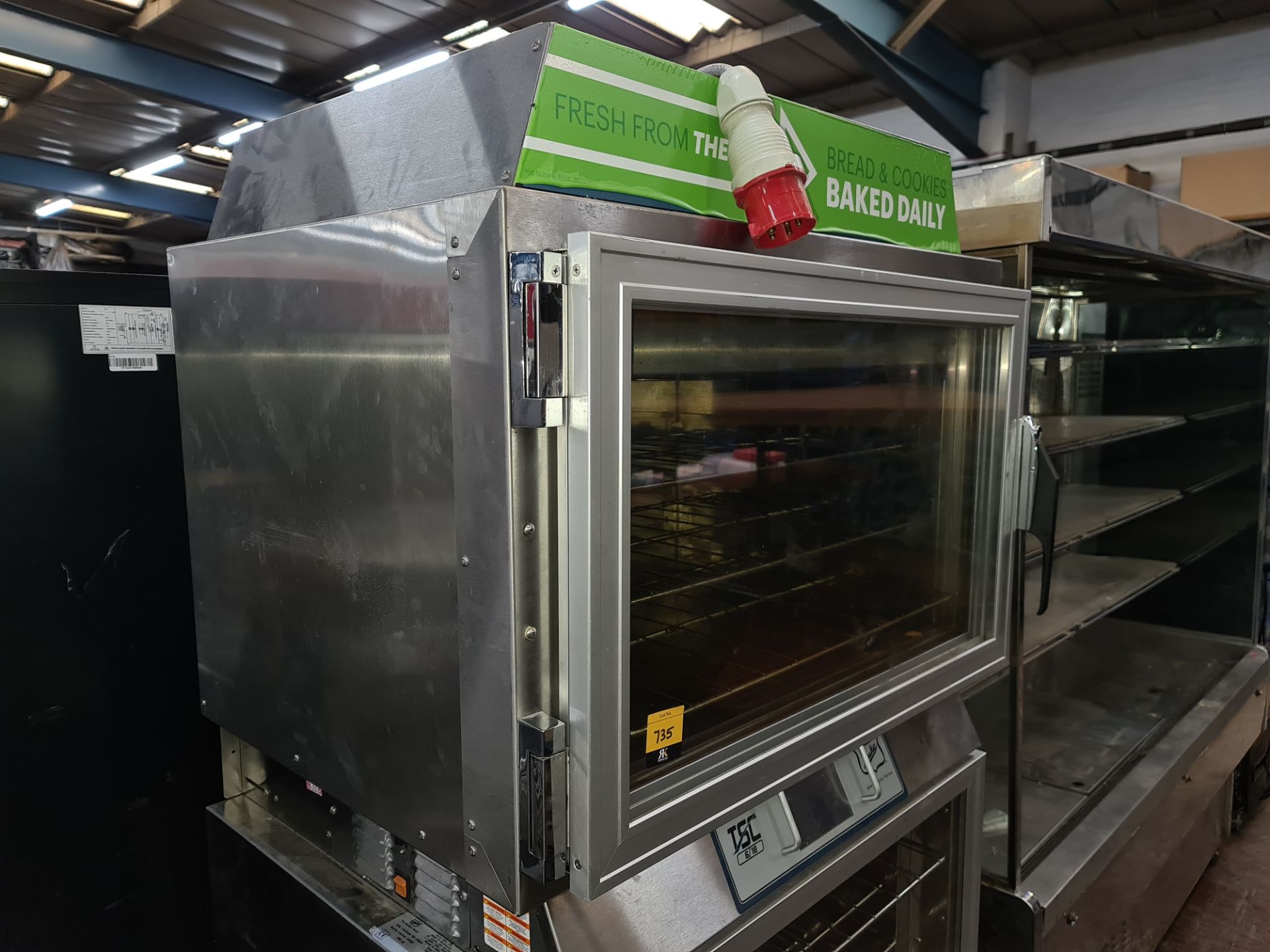 Duke TSC 6/18 oven on warming stand/pedestal: ex-Subway - Image 3 of 8