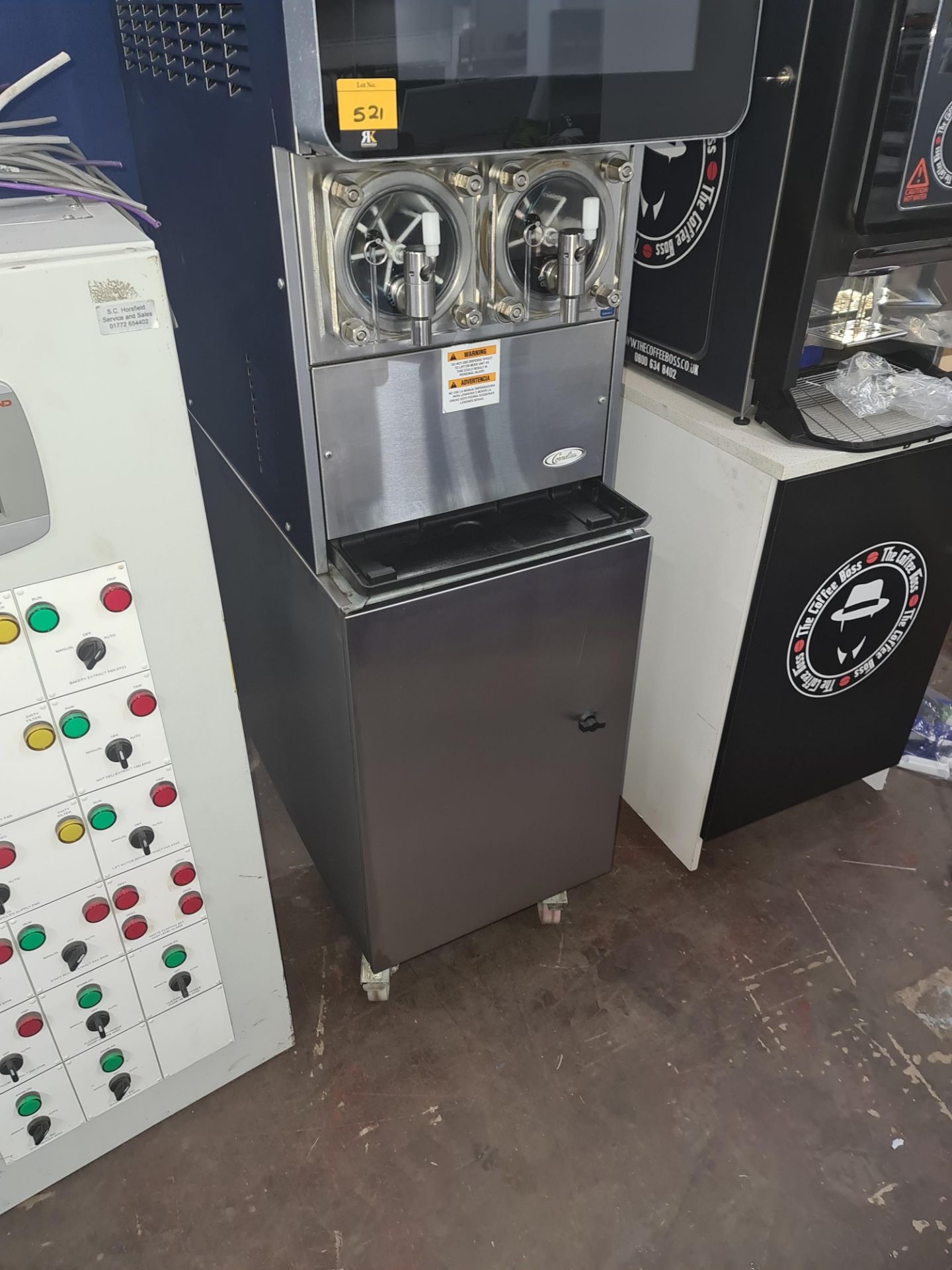 Cornelius floor standing touchscreen Slush Puppie machine model Viper E2 incorporating stainless ste - Image 4 of 29