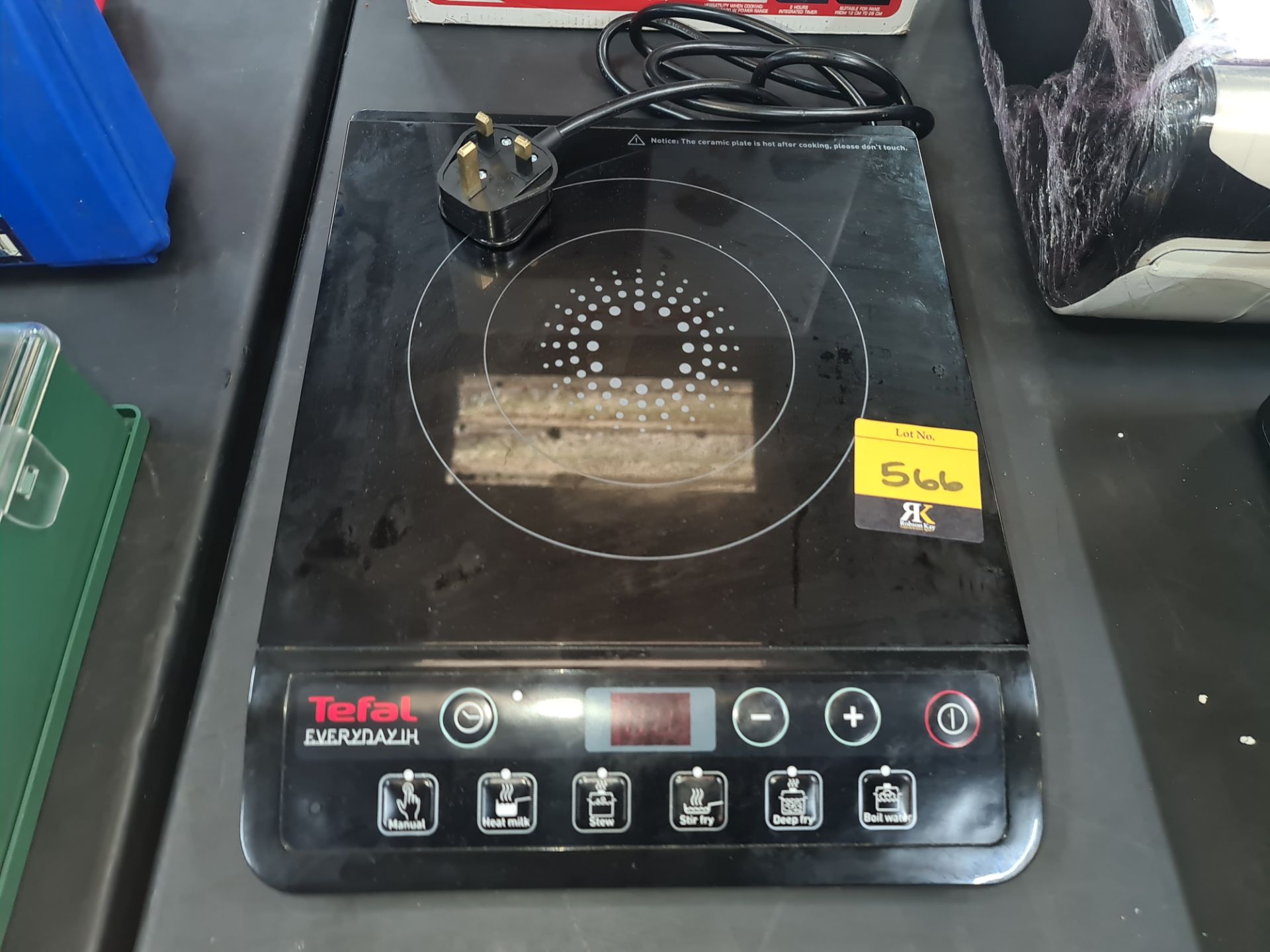 Tefal benchtop ceramic hob Every Day 1H including box - Image 2 of 5