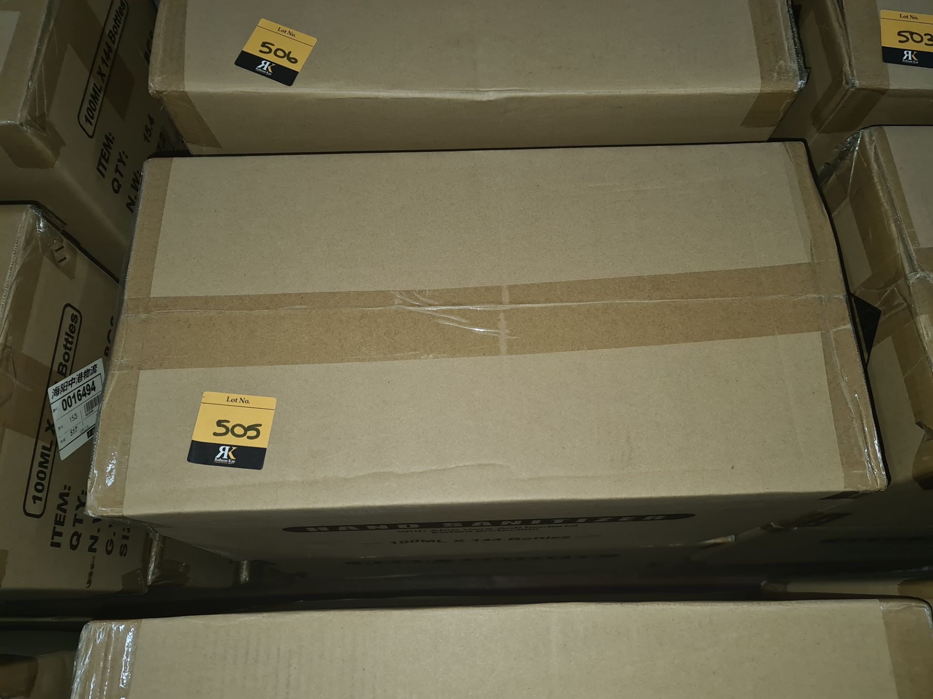 3 boxes containing a total of 432 travel size bottles of alcohol based hand sanitiser. Each bottle i - Image 2 of 2