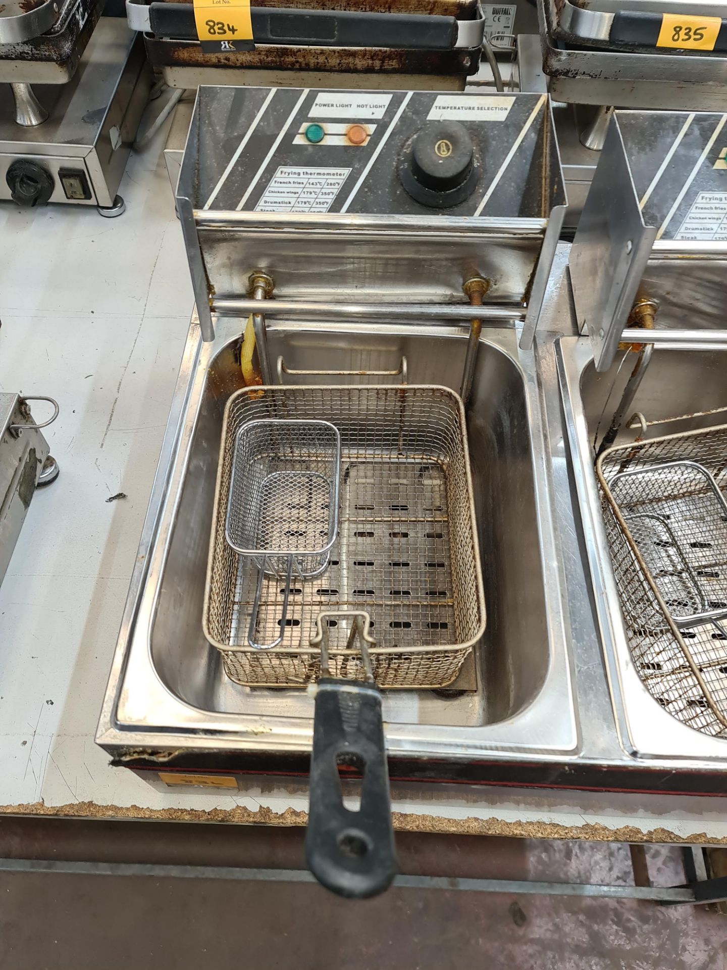 Stainless steel benchtop twin fryer, model EF-82 - Image 2 of 5