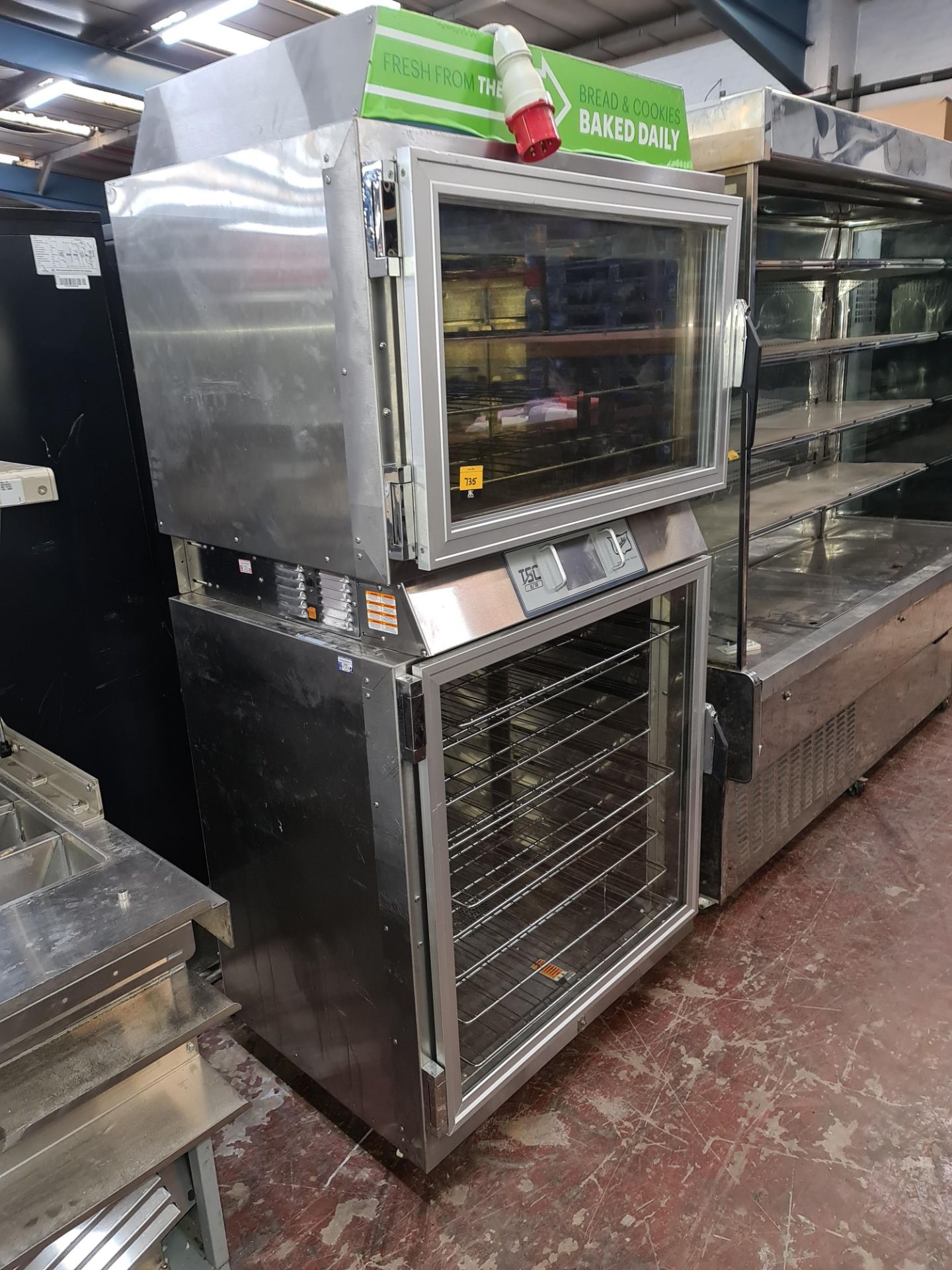 Duke TSC 6/18 oven on warming stand/pedestal: ex-Subway