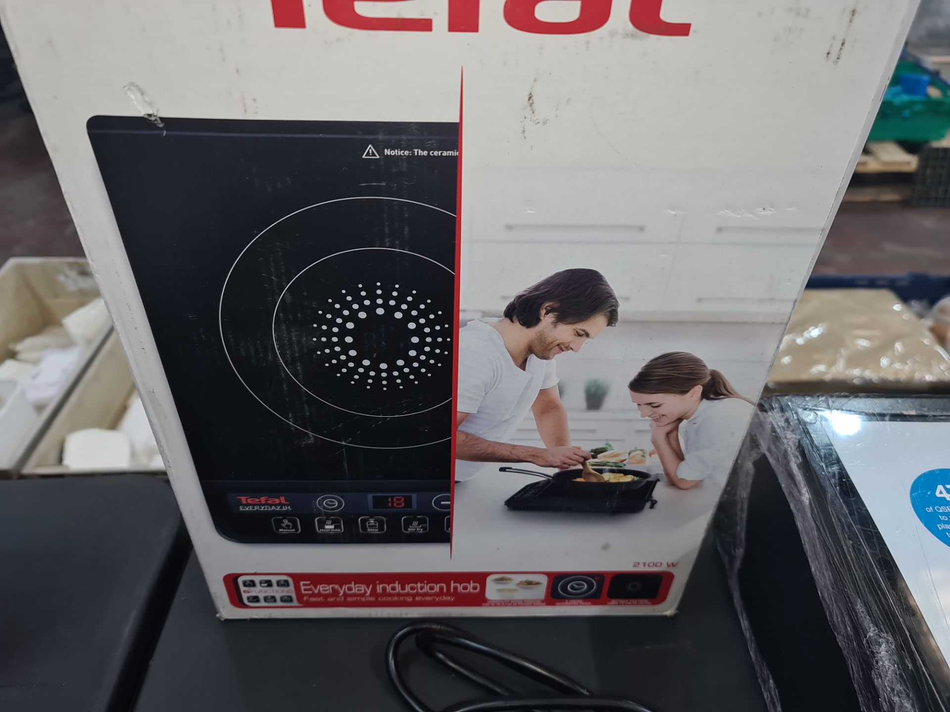 Tefal benchtop ceramic hob Every Day 1H including box - Image 4 of 5