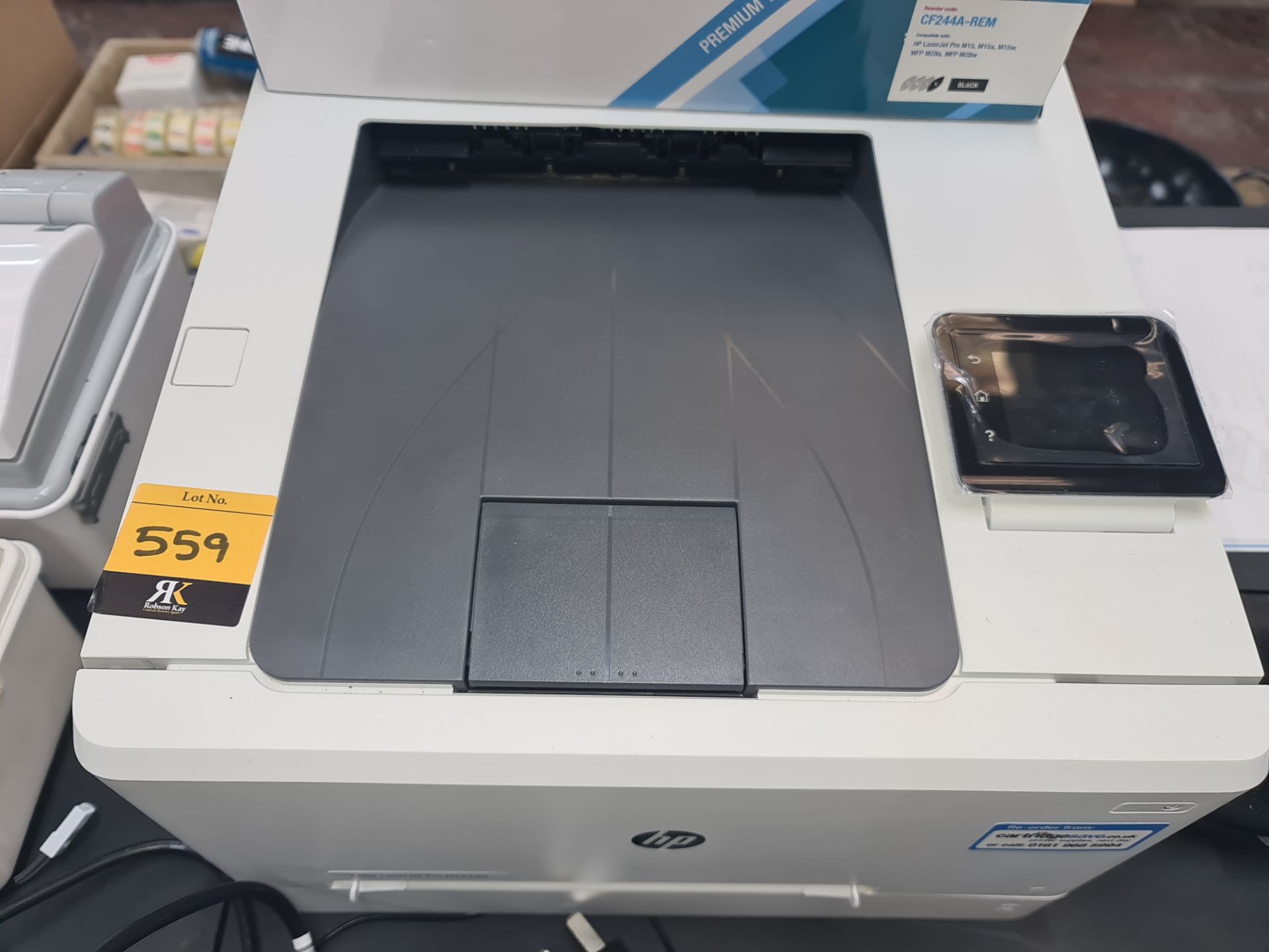 HP Color LaserJet Pro M254DW printer including box plus spare cartridge - Image 2 of 11