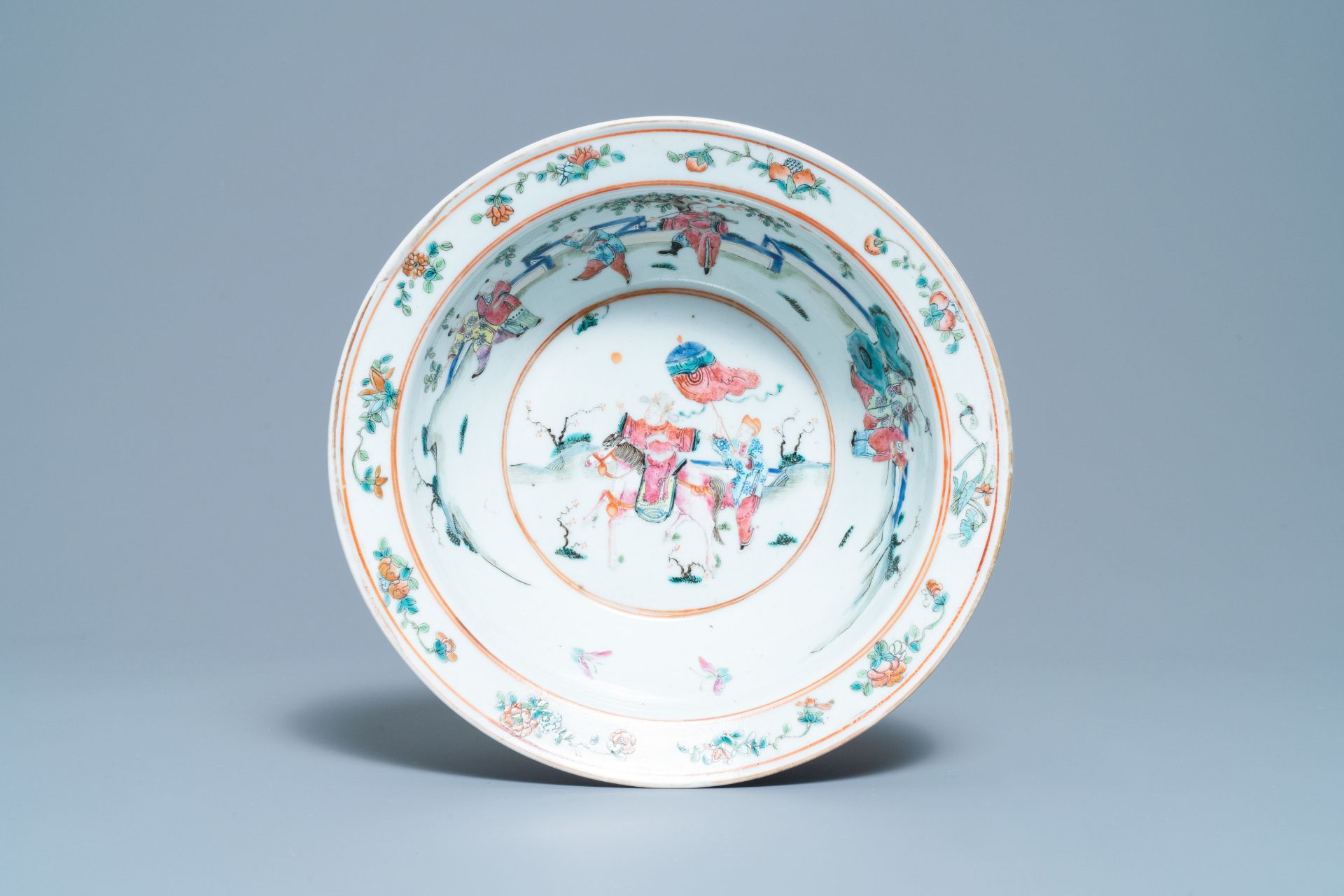 Three Chinese famille rose bowls, 19th C. - Image 3 of 16