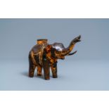 A Vietnamese gilt-lacquered bronze 'elephant' censer, 17th C.