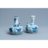 Two Chinese blue and white kendi, Wanli