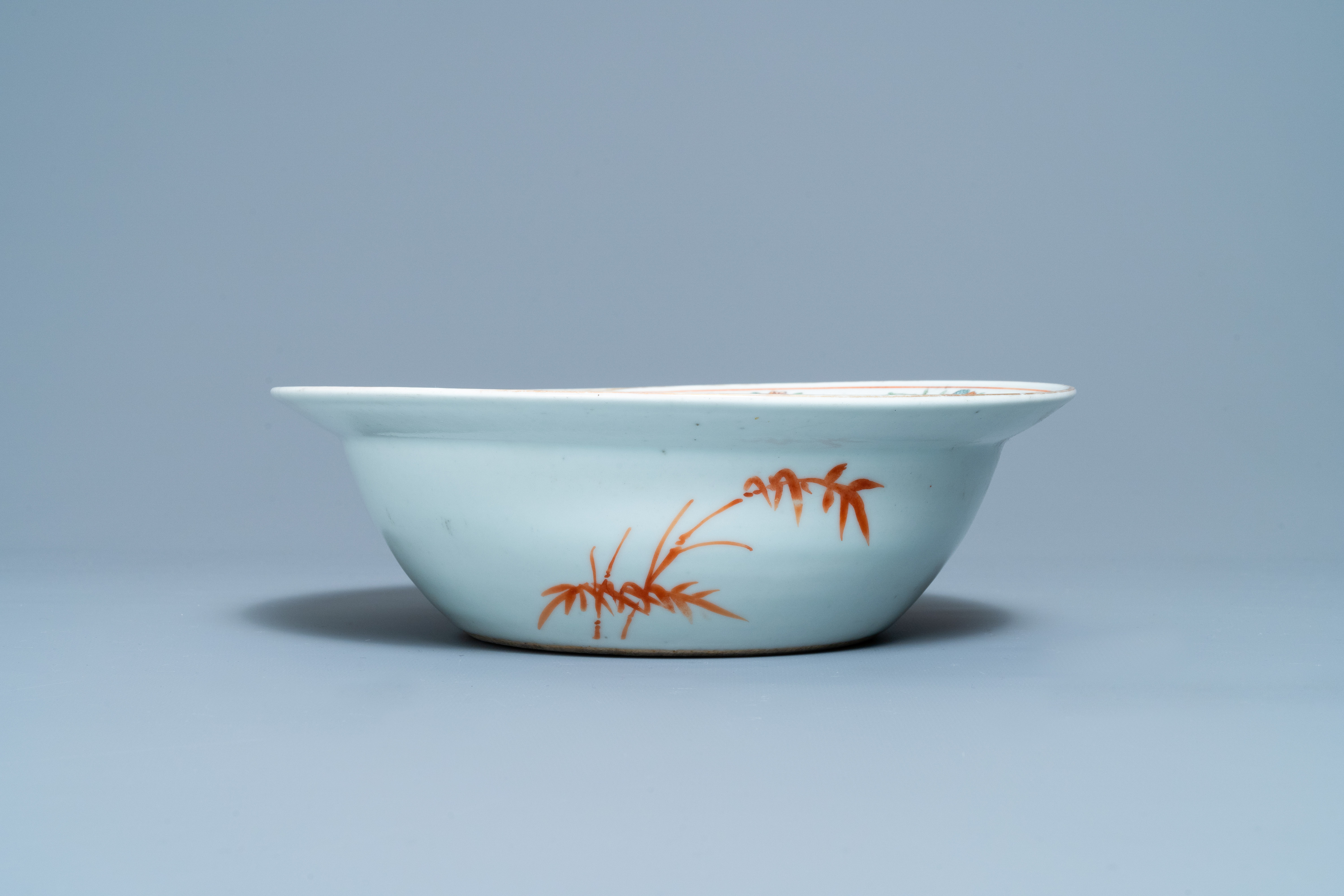 Three Chinese famille rose bowls, 19th C. - Image 9 of 16