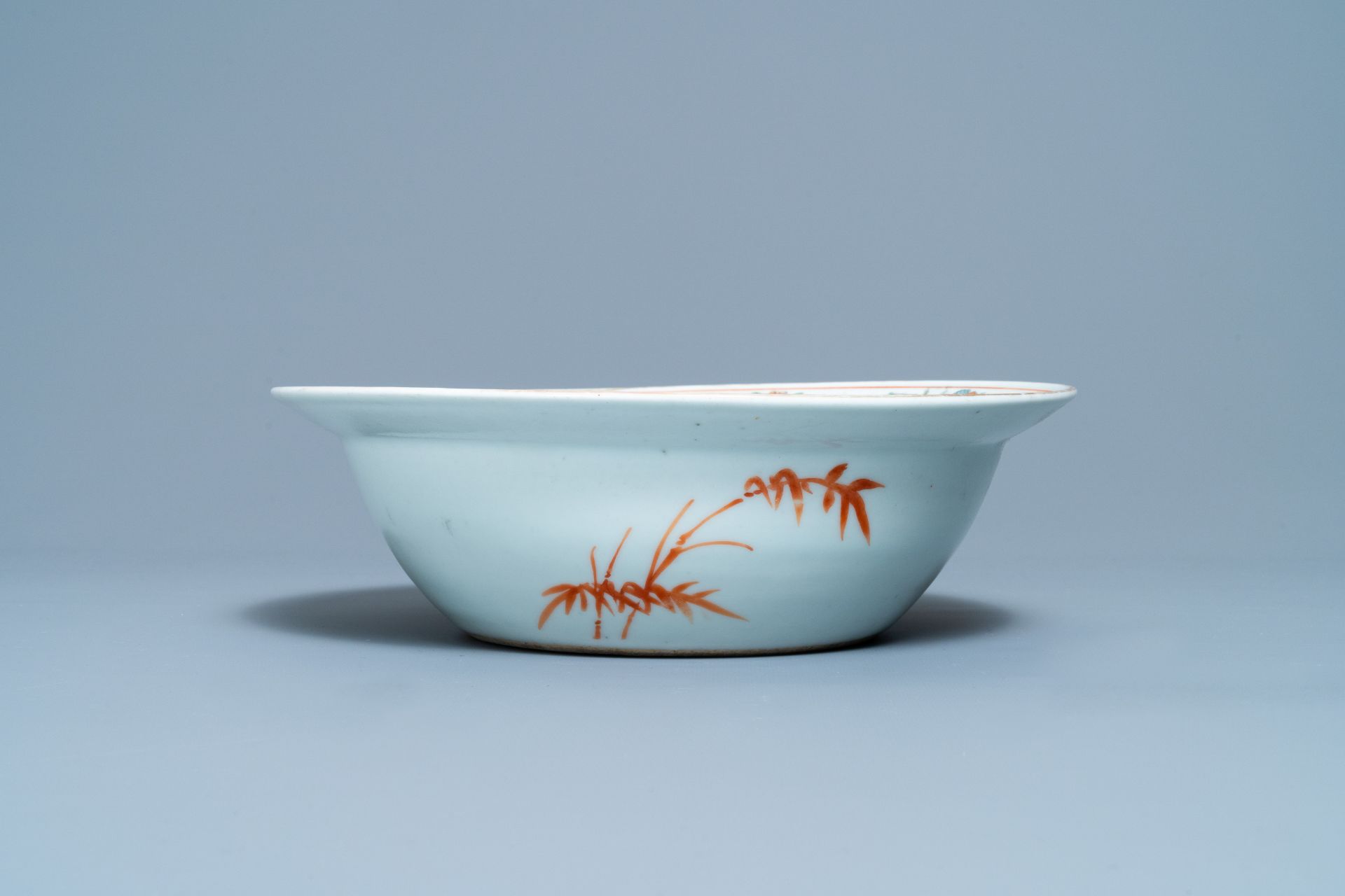 Three Chinese famille rose bowls, 19th C. - Image 9 of 16