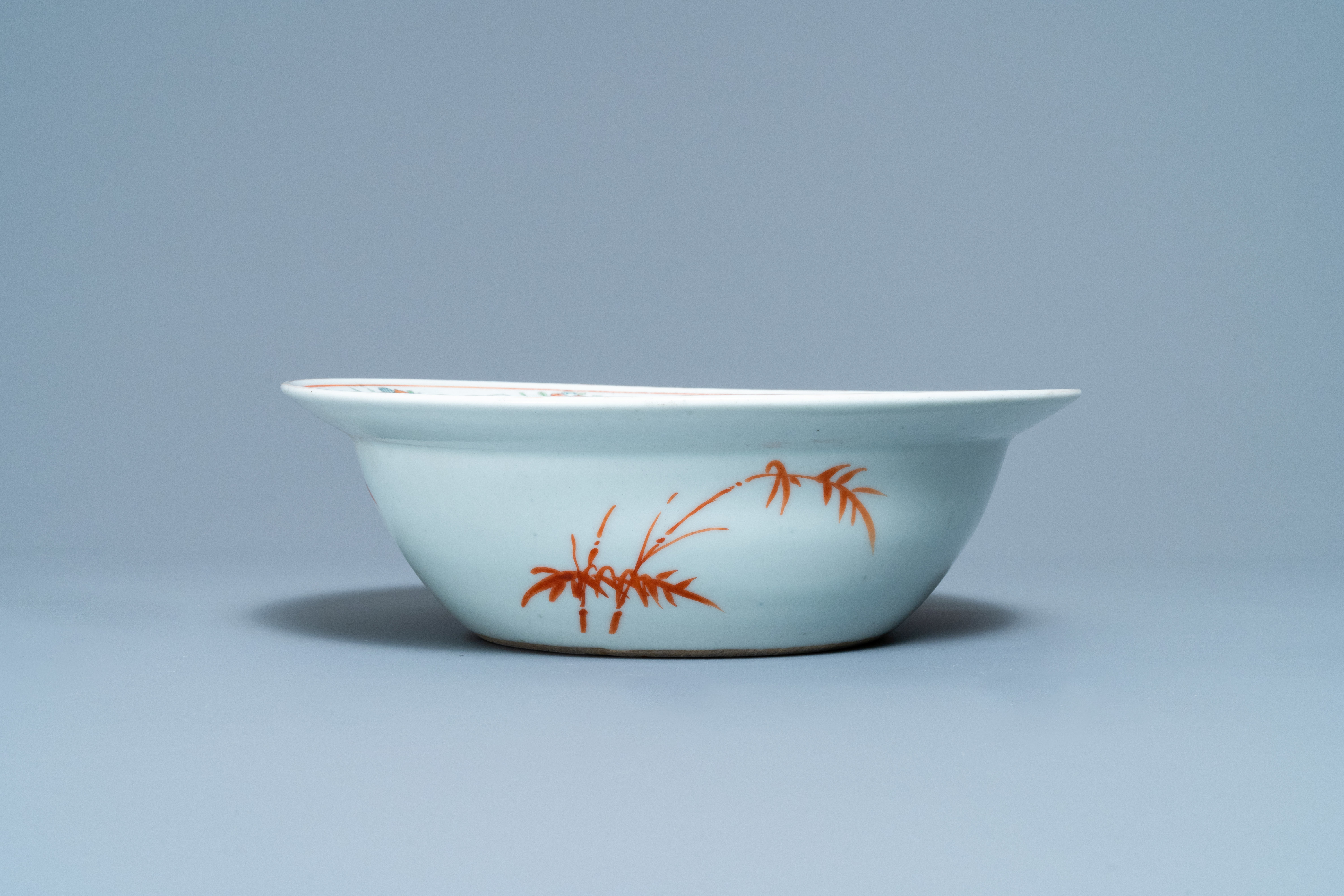 Three Chinese famille rose bowls, 19th C. - Image 11 of 16