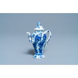 A rare Chinese blue and white miniature teapot, Kangxi