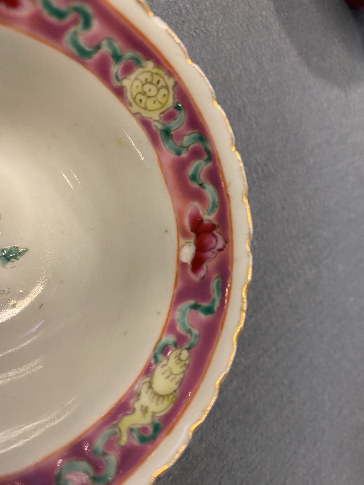 Ten Chinese famille rose bowls and two saucers for the Straits or Peranakan market, 19th C. - Image 22 of 23