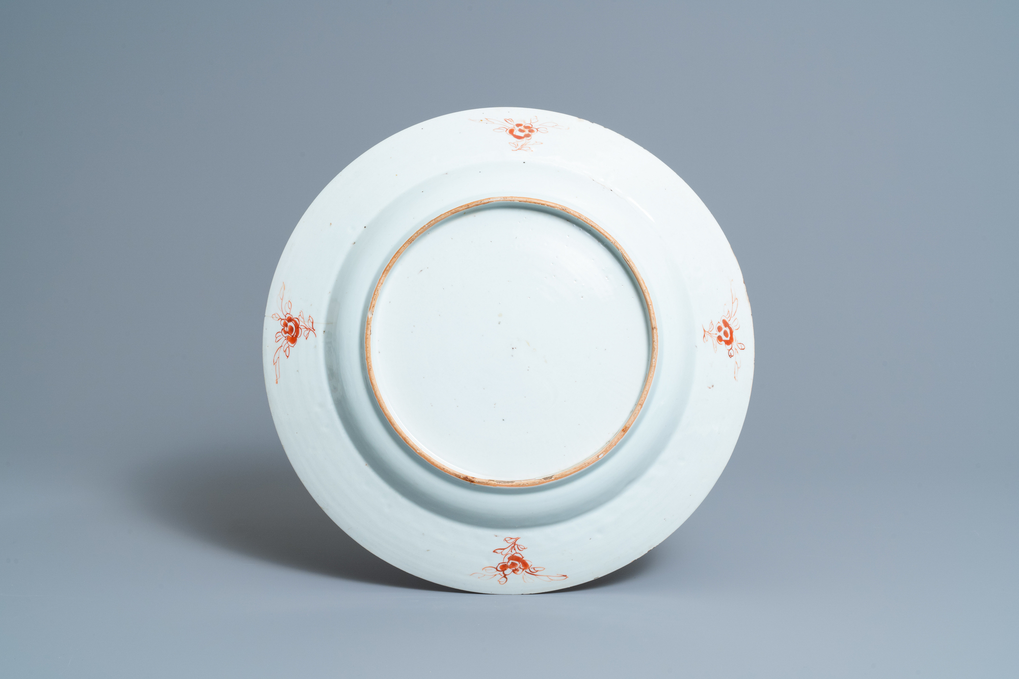 Eight Chinese blue and white, famille rose and famille verte dishes, Kangxi and later - Image 3 of 9