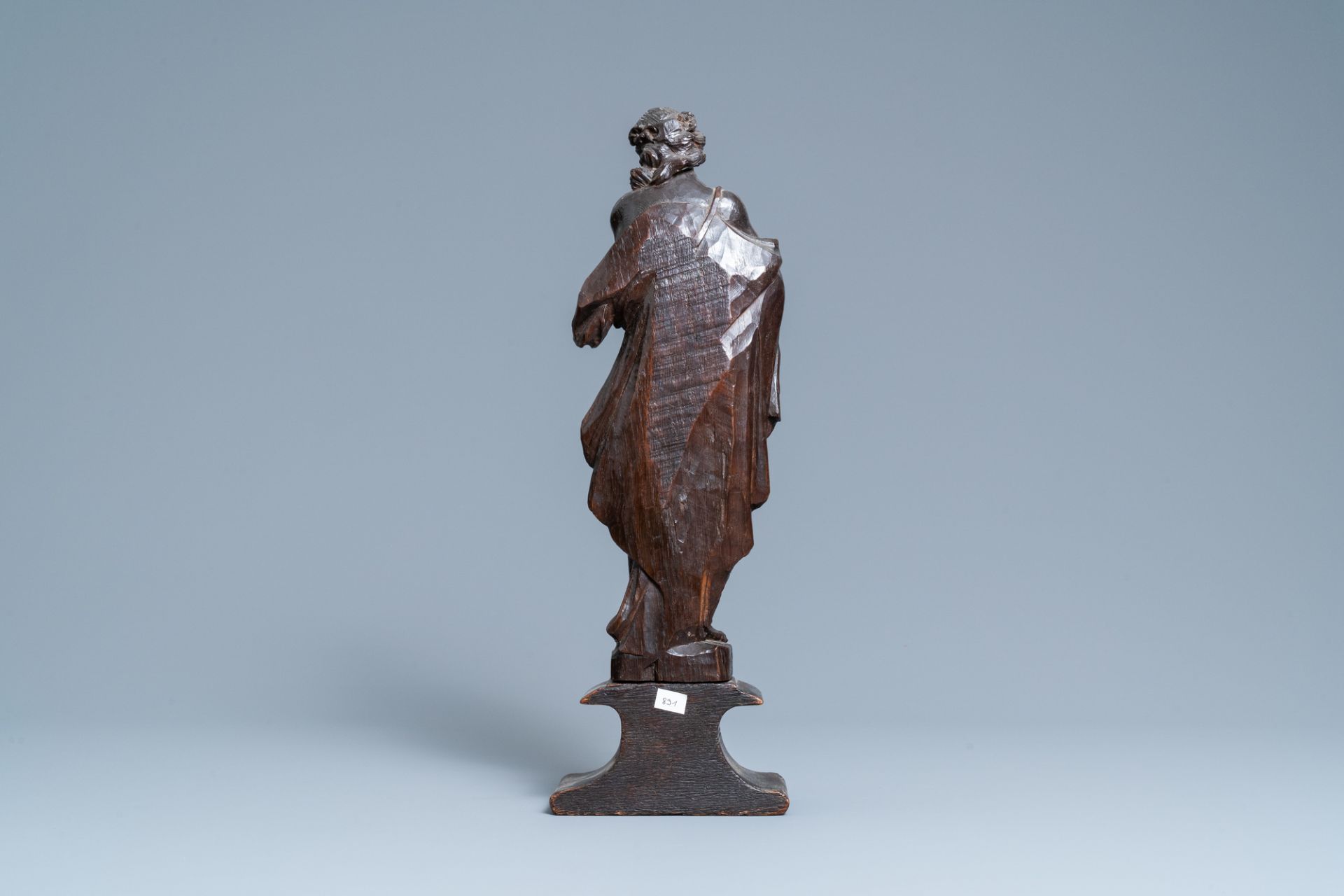 An oak 'Ecce Homo' figure, ca. 1600 - Image 4 of 7