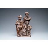 An oak part group depicting 'The adoration of the magi', Rhine Valley, Germany, ca. 1520