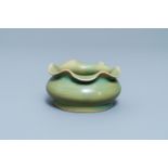 A Chinese Longquan celadon brush washer, Yuan/Ming