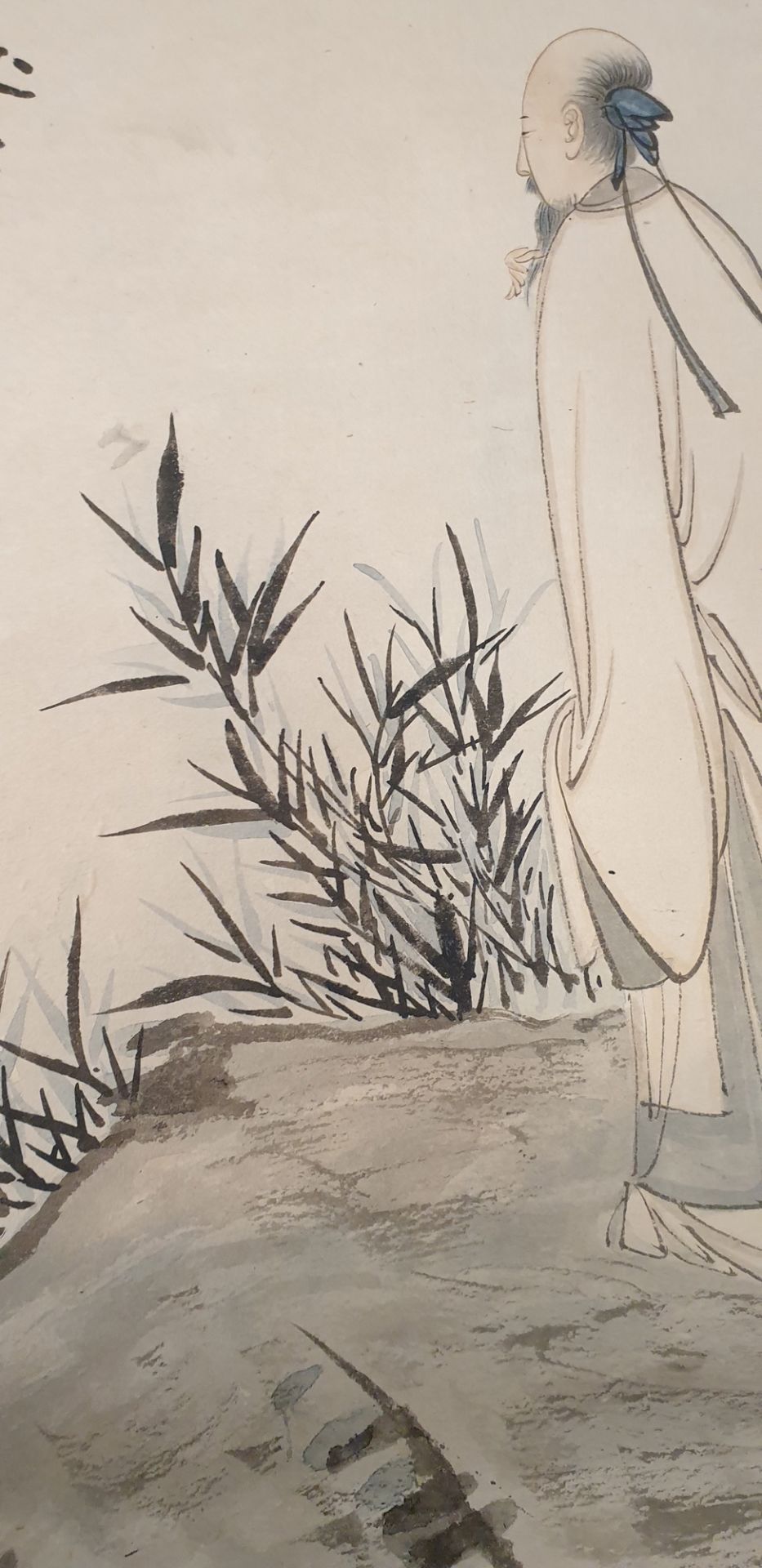 Zhang Daqian (1899-1983), ink and color on paper: 'Amidst the bamboo', dated 1949 - Image 29 of 37